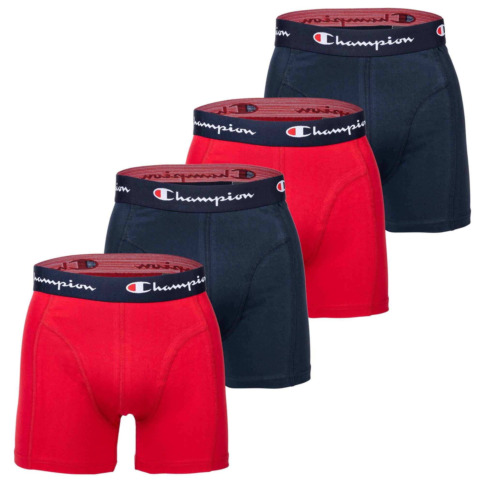 CHAMPION Boxershort Herren 4er Pack Stretch