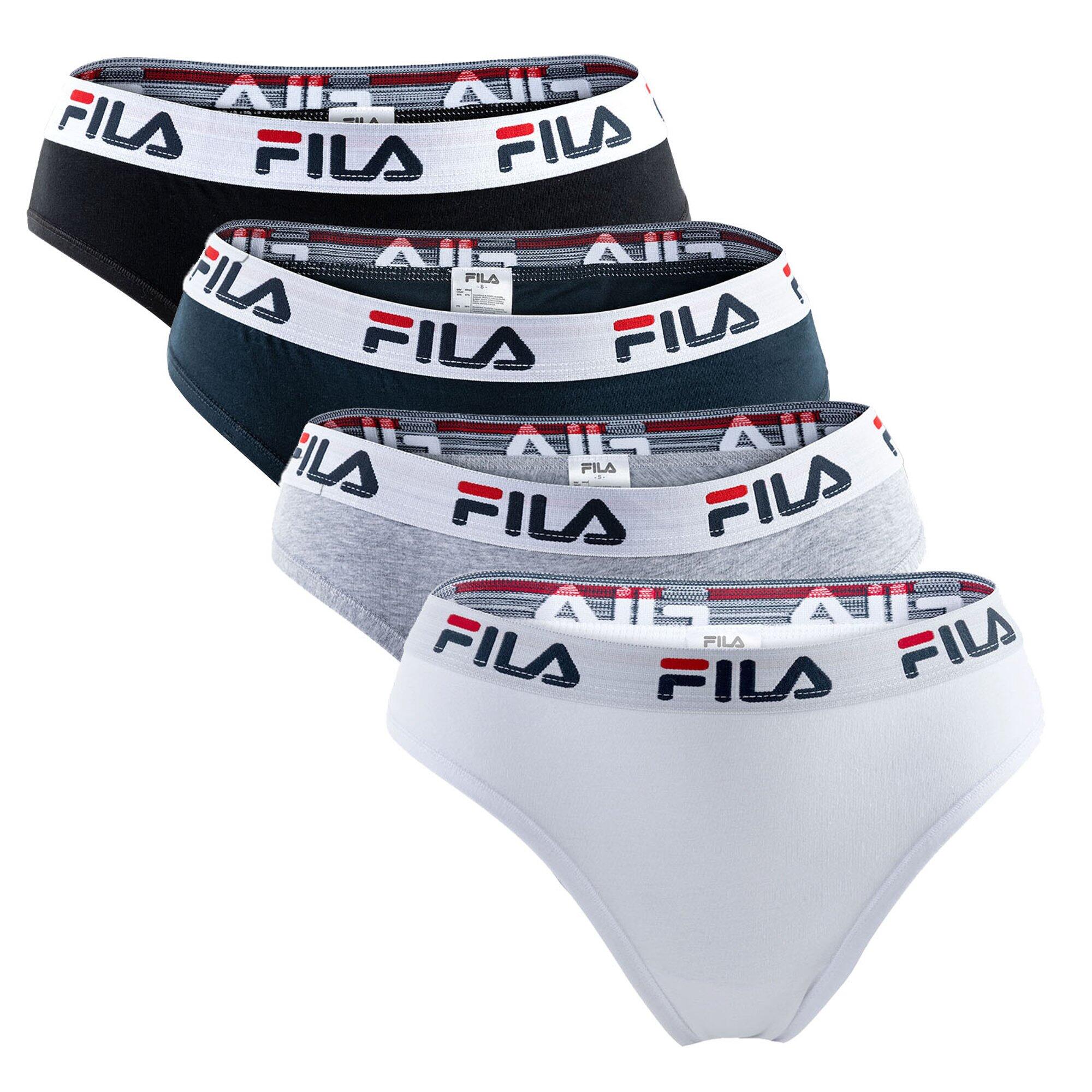 FILA Slip Damen 4er Pack Bequem sitzend