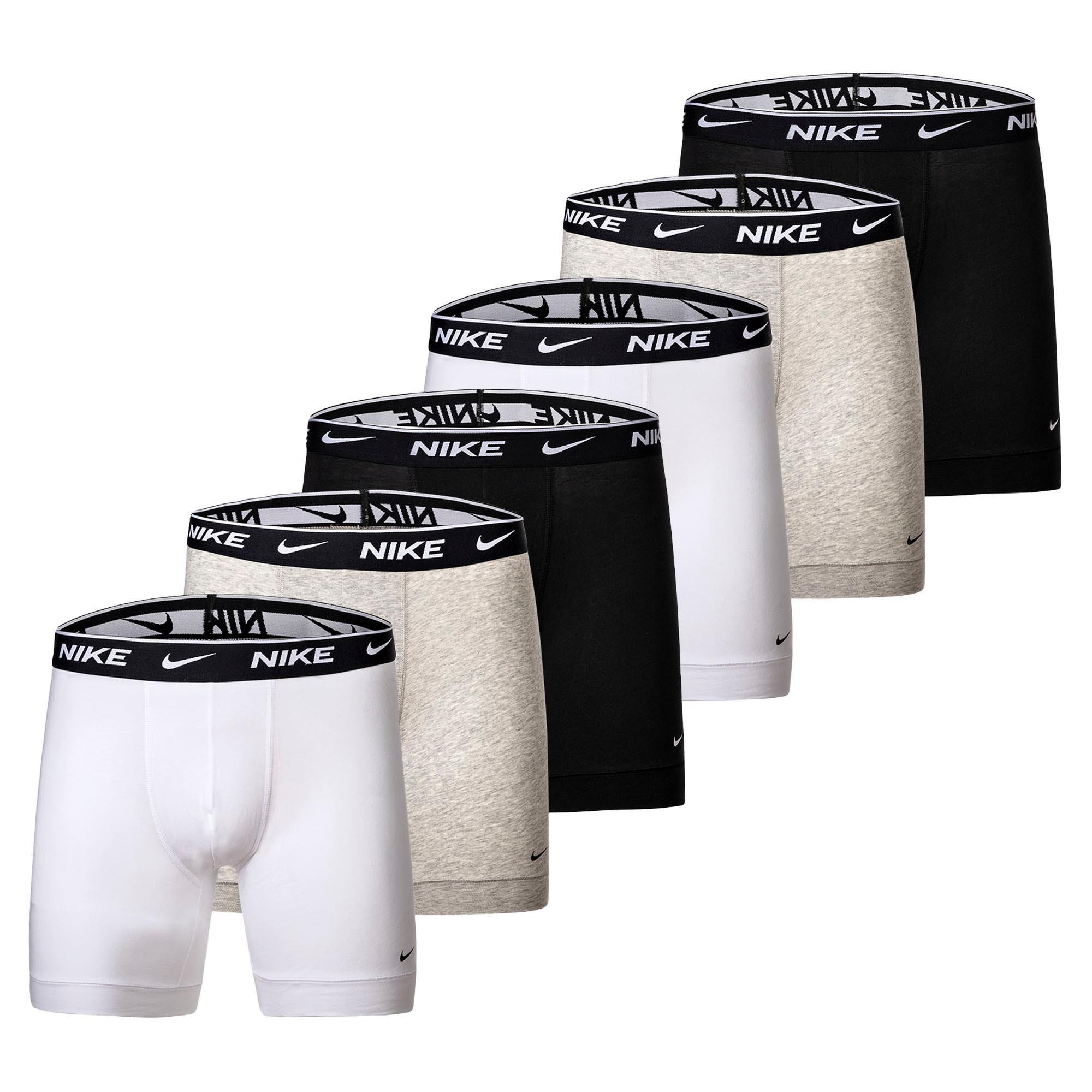 NIKE Boxershort Herren 6er Pack Figurbetont