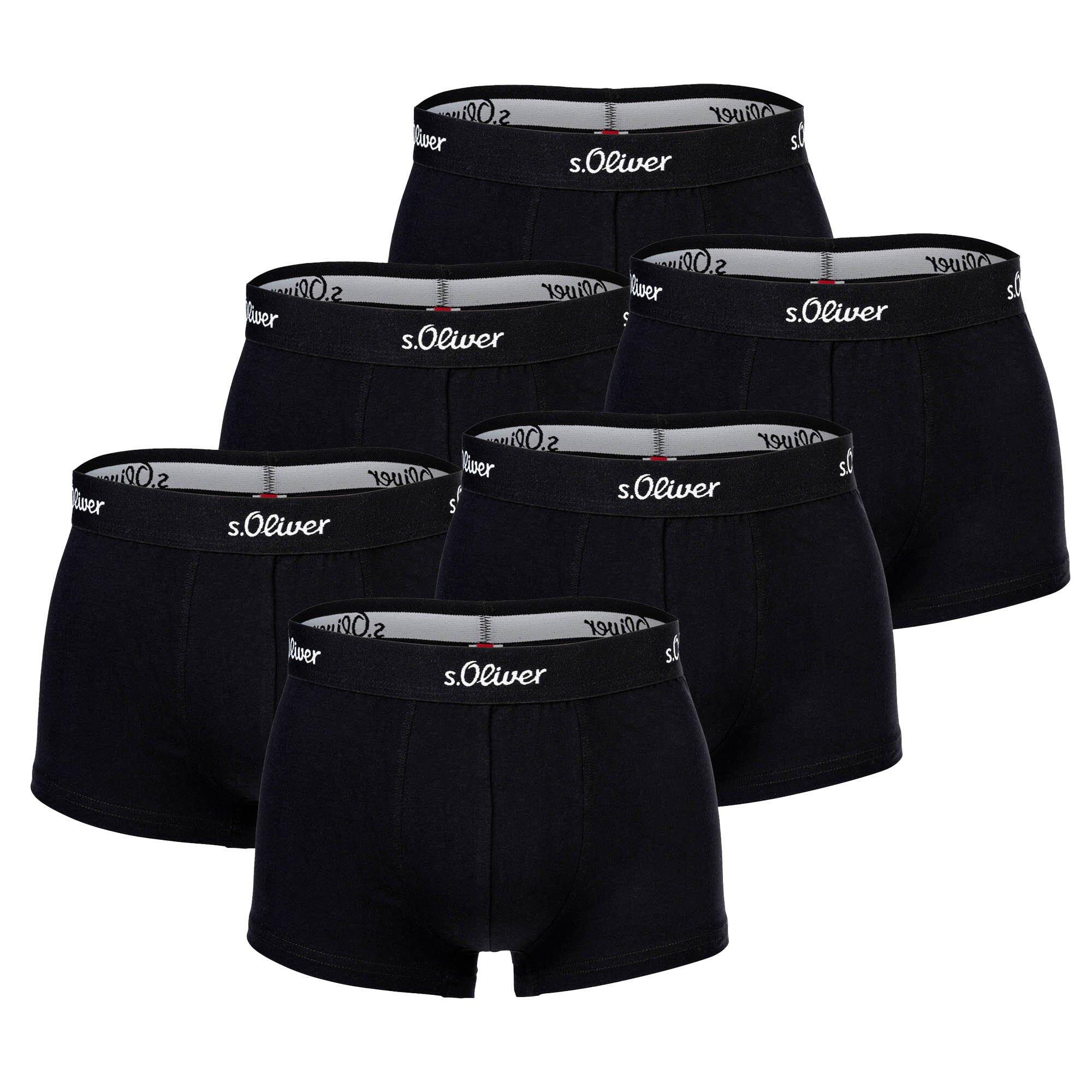 S.OLIVER Boxershort Herren 6er Pack Stretch