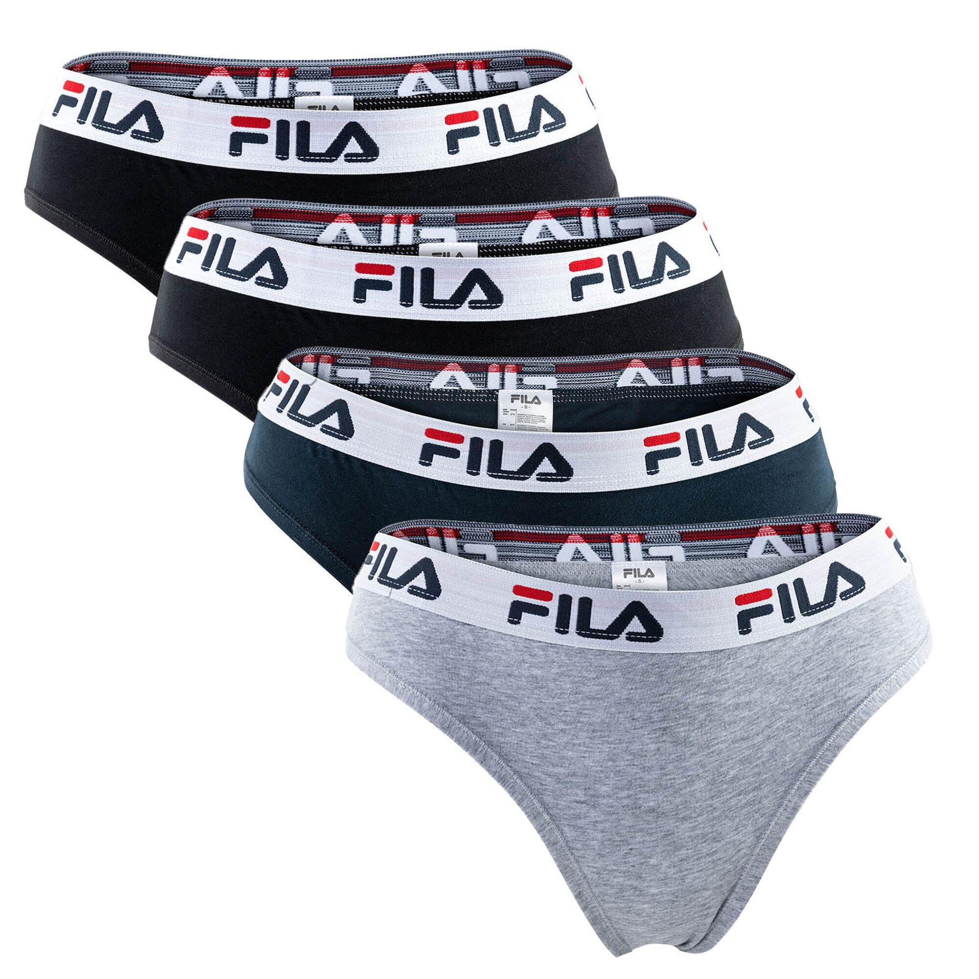 FILA Slip Damen 4er Pack Bequem sitzend