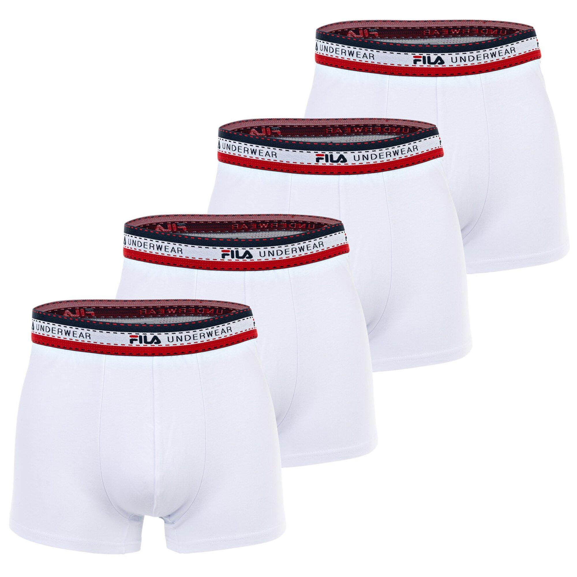 FILA Boxershort Herren 4er Pack Stretch