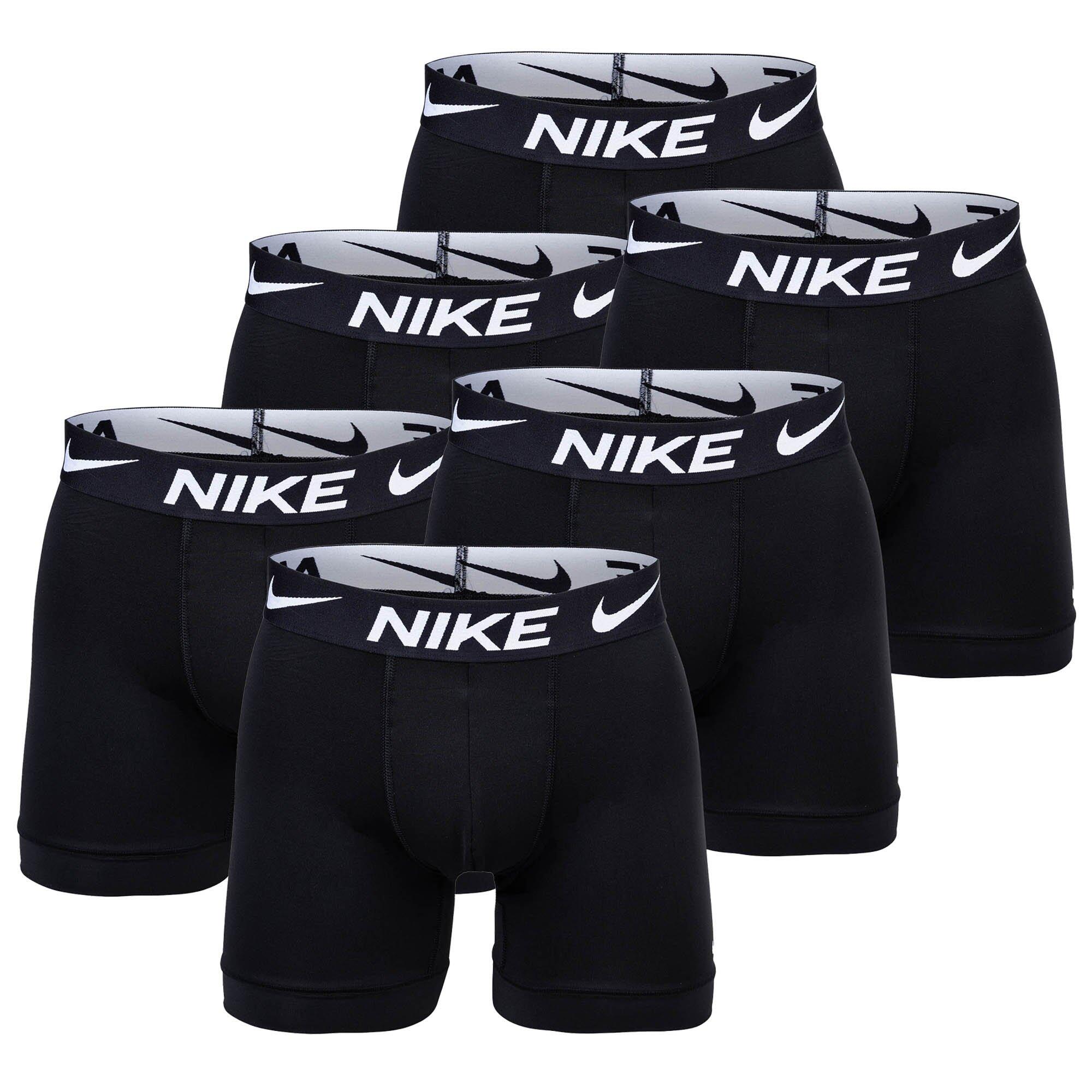 NIKE Boxershort Herren 6er Pack Stretch-Boxer Briefs, Dri-Fit Micro