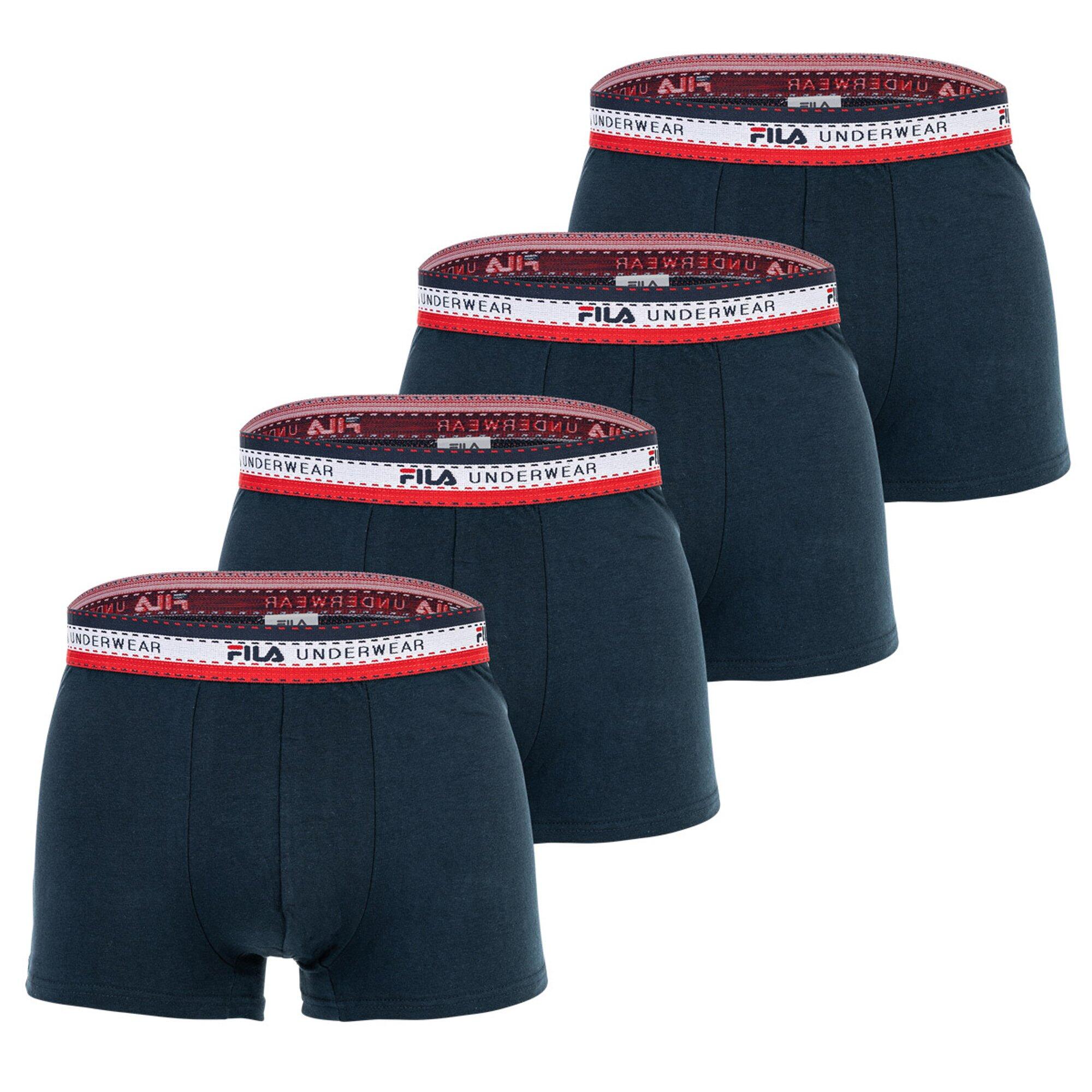 FILA Boxershort Herren 4er Pack Stretch