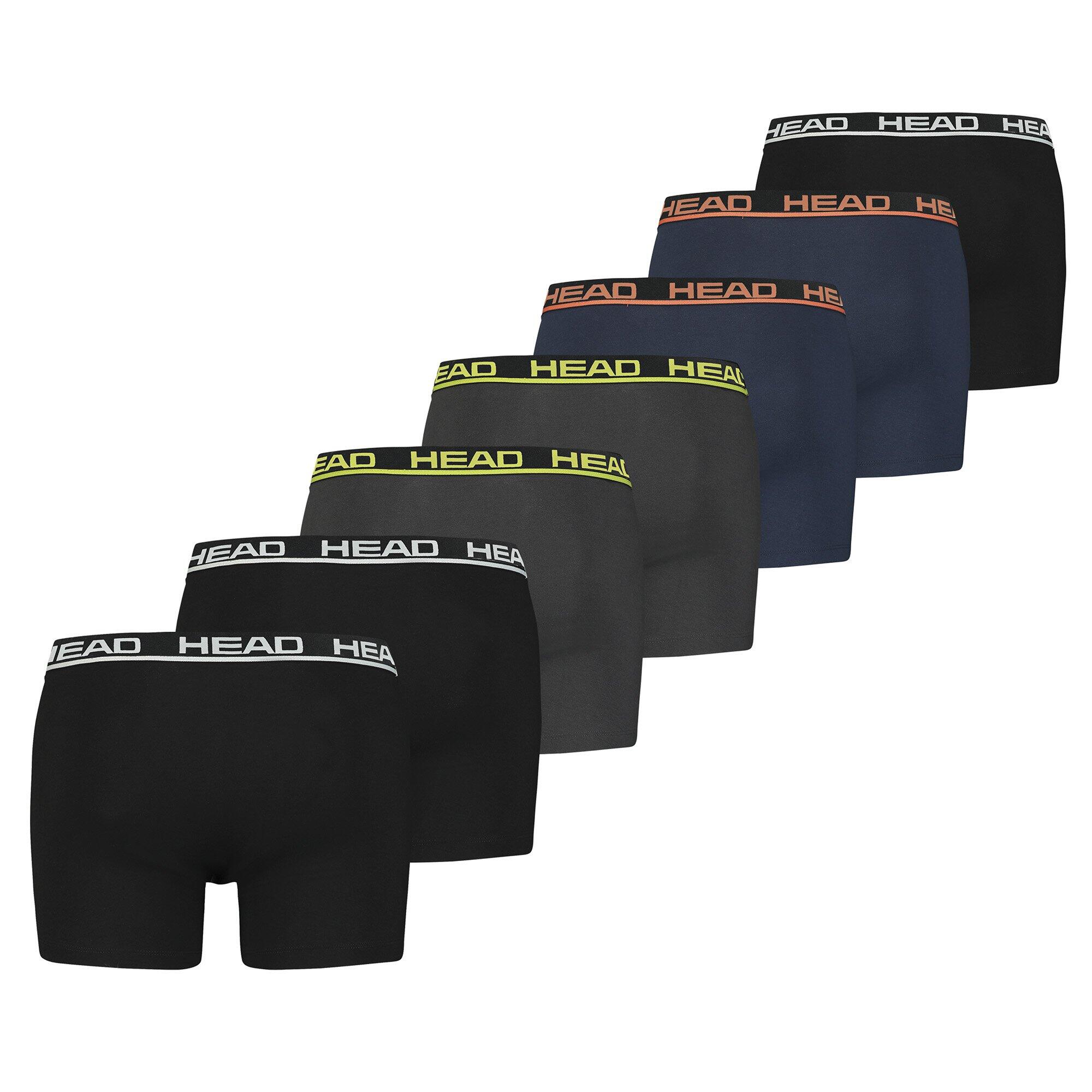 Boxershort Herren 7er Pack Figurbetont-HEAD BASIC BOXER TRUNKS 2/7