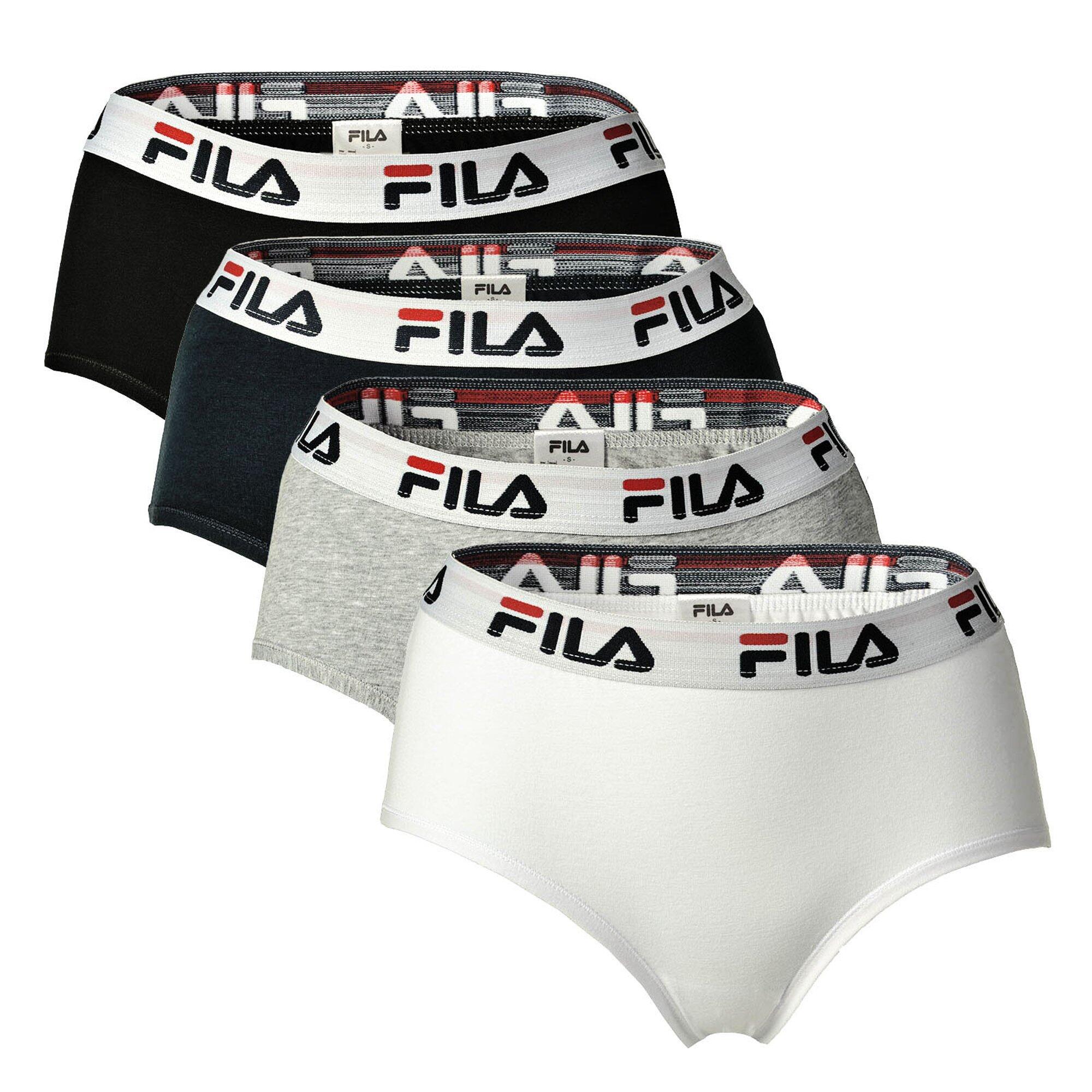 FILA Panty Damen 4er Pack Bequem sitzend