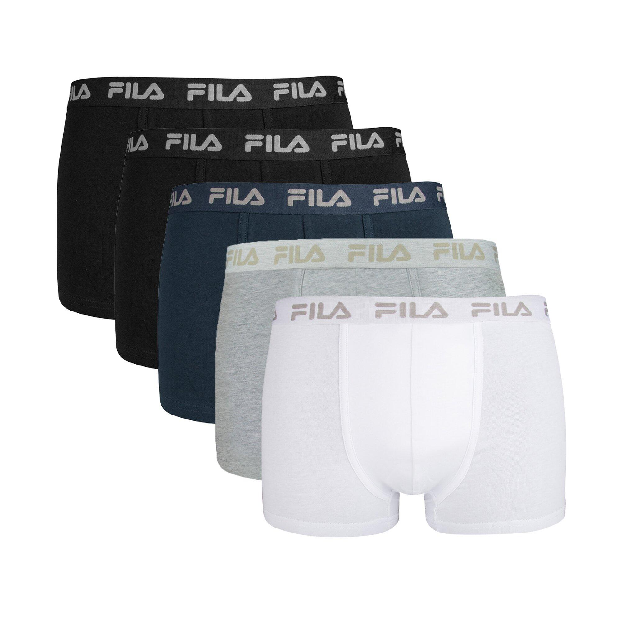 FILA Boxershort Herren 5er Pack Stretch