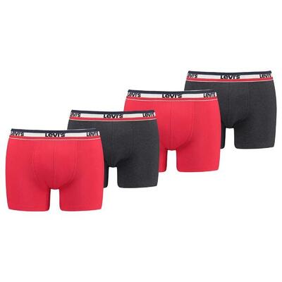 Boxershort Herren 4er Pack Stretch-MEN SPRTSWR LOGO BOXER BRIEF ORG CO 4P ECOM