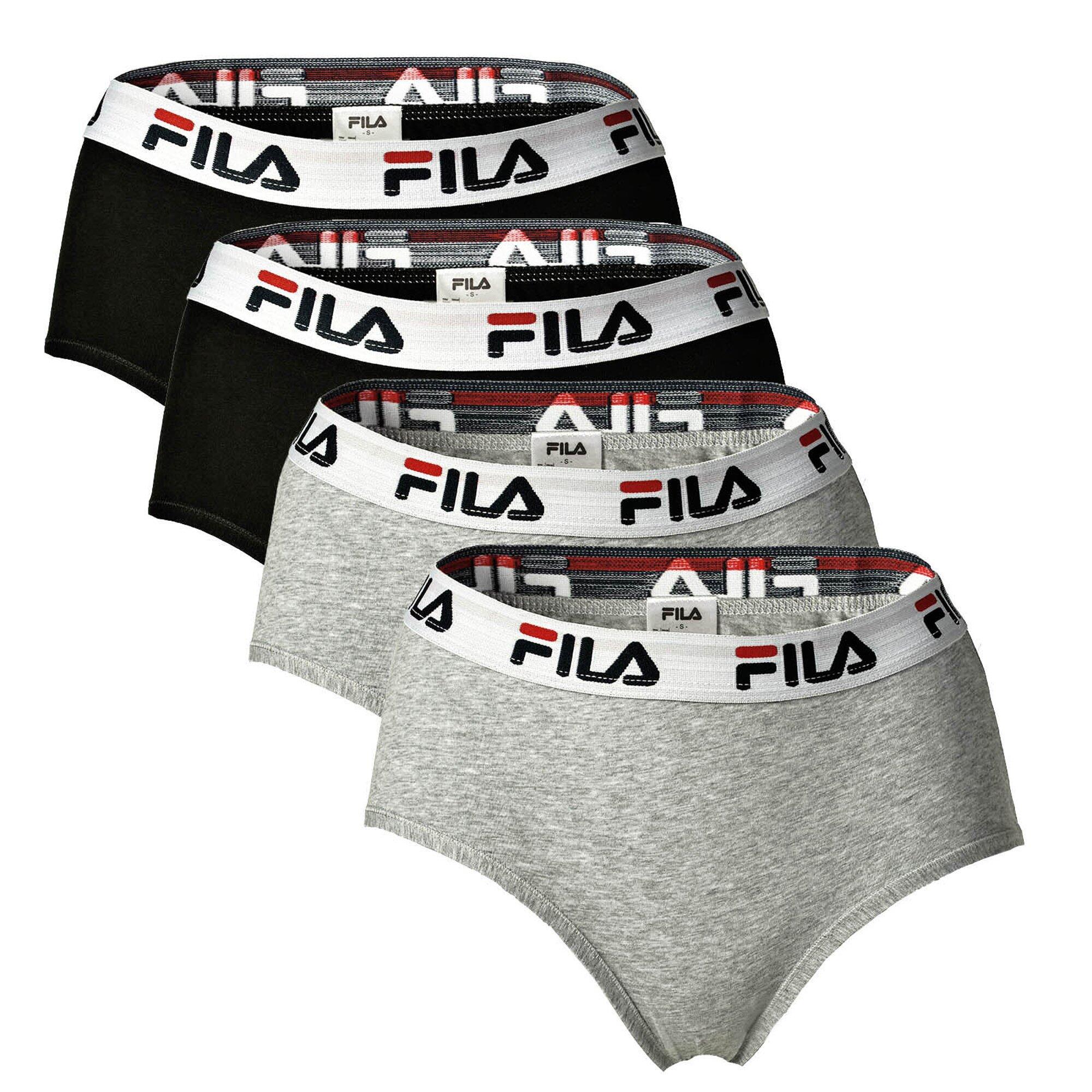 FILA Panty Damen 4er Pack Bequem sitzend