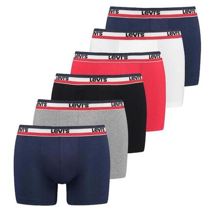 Boxershort Herren 6er Pack Stretch-SPRTSWR LOGO BOXER BRIEF ORG CO 6P ECOM