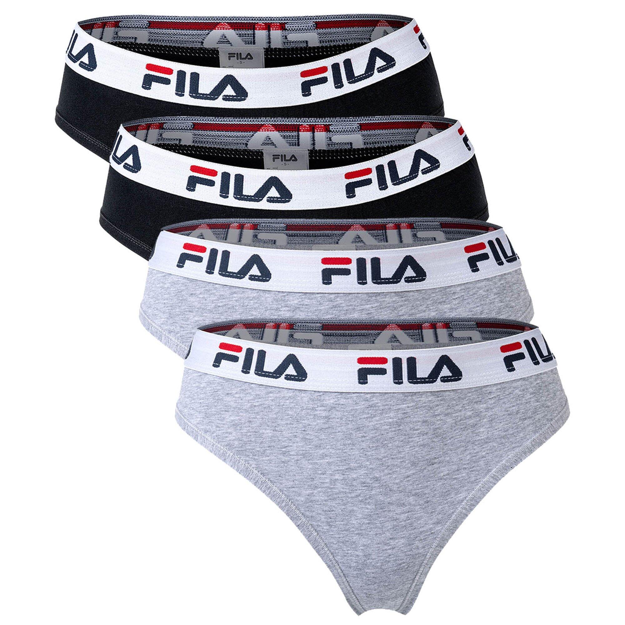 FILA Slip Damen 4er Pack Stretch