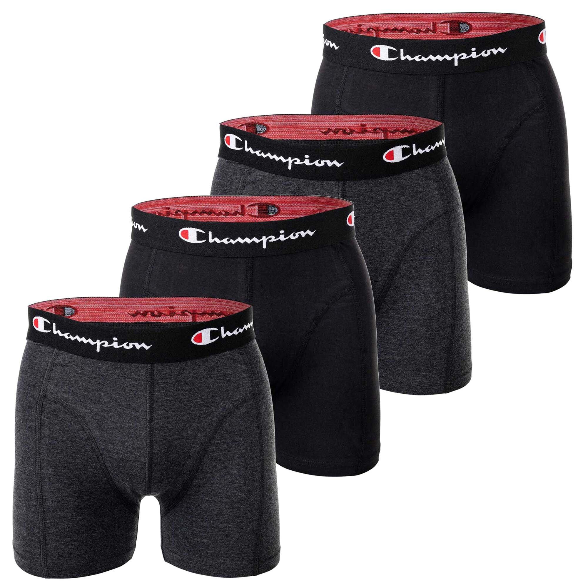 CHAMPION Boxershort Herren 4er Pack Stretch