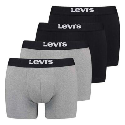 Boxershort Herren 4er Pack Stretch-SOLID BASIC BOXER BRIEF ORG CO 4P ECOM