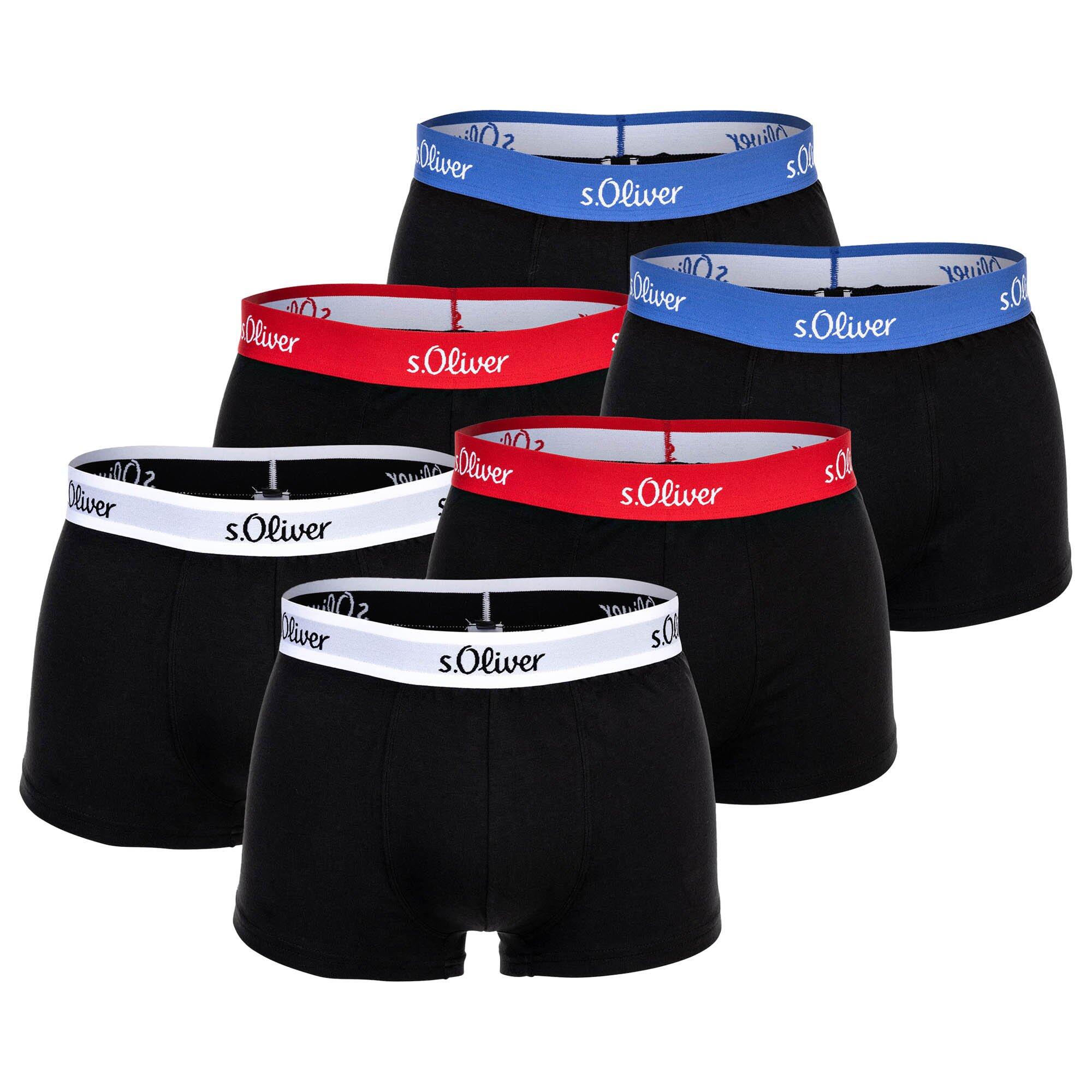 S.OLIVER Boxershort Herren 6er Pack Stretch