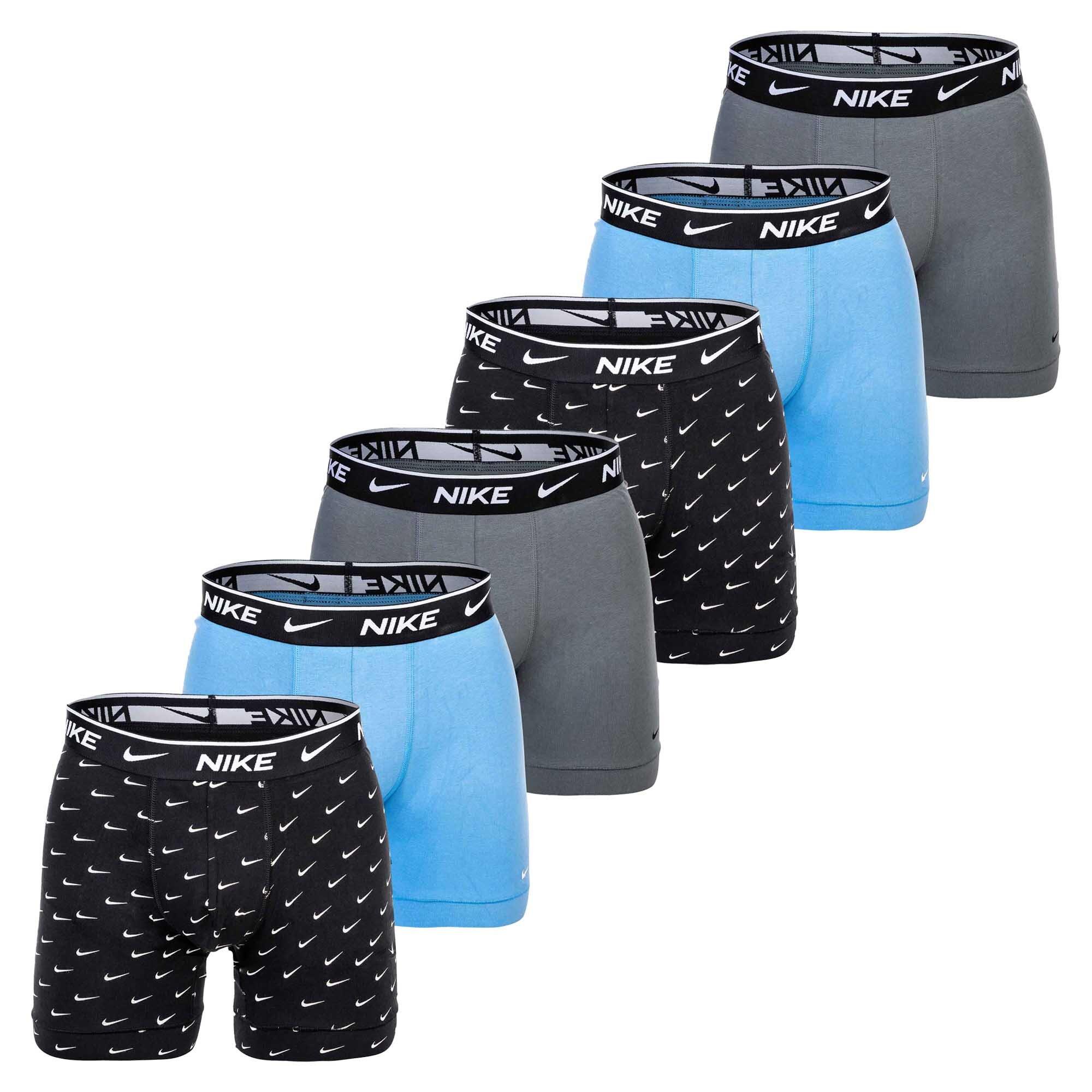 NIKE Boxershort Herren 6er Pack Figurbetont