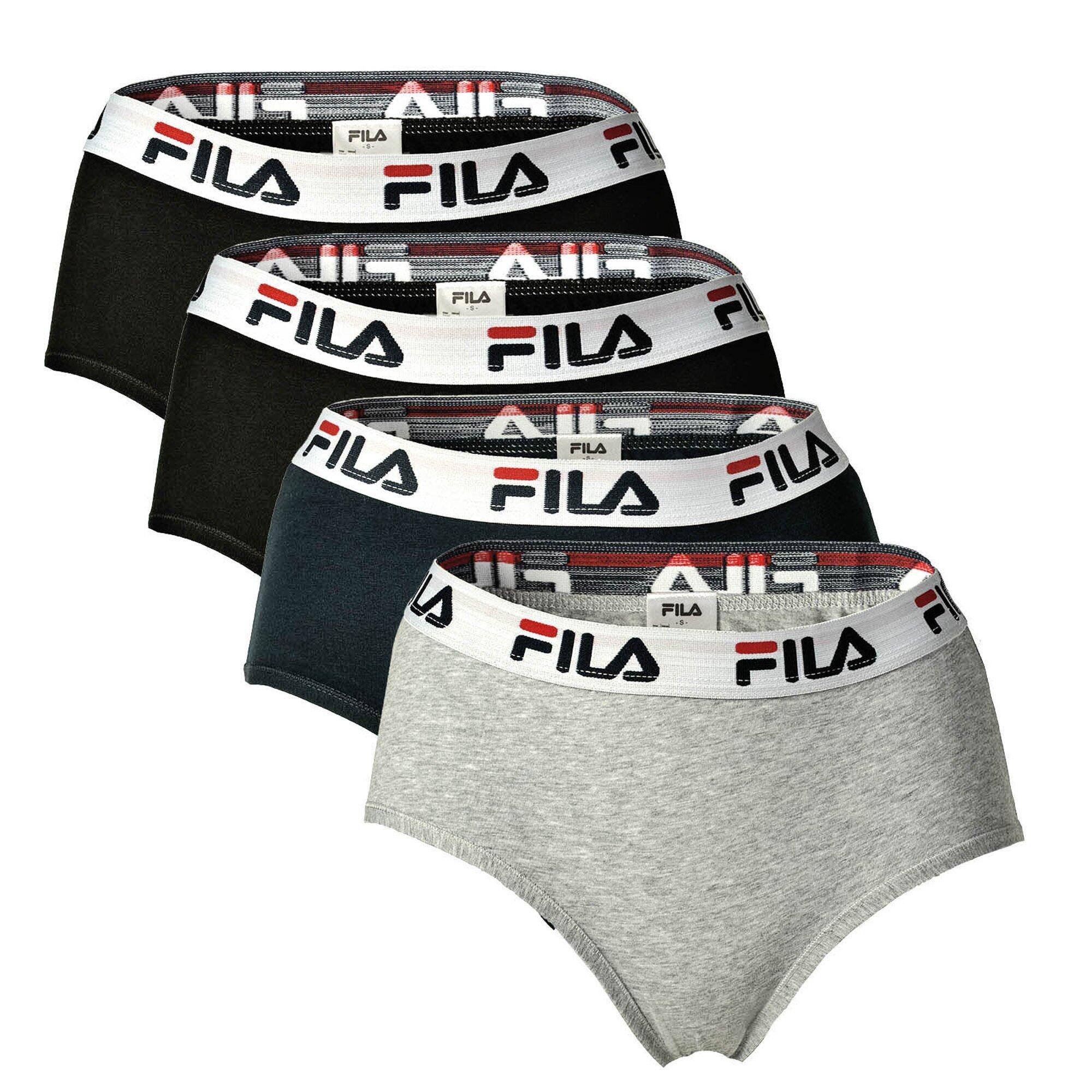 FILA Panty Damen 4er Pack Bequem sitzend
