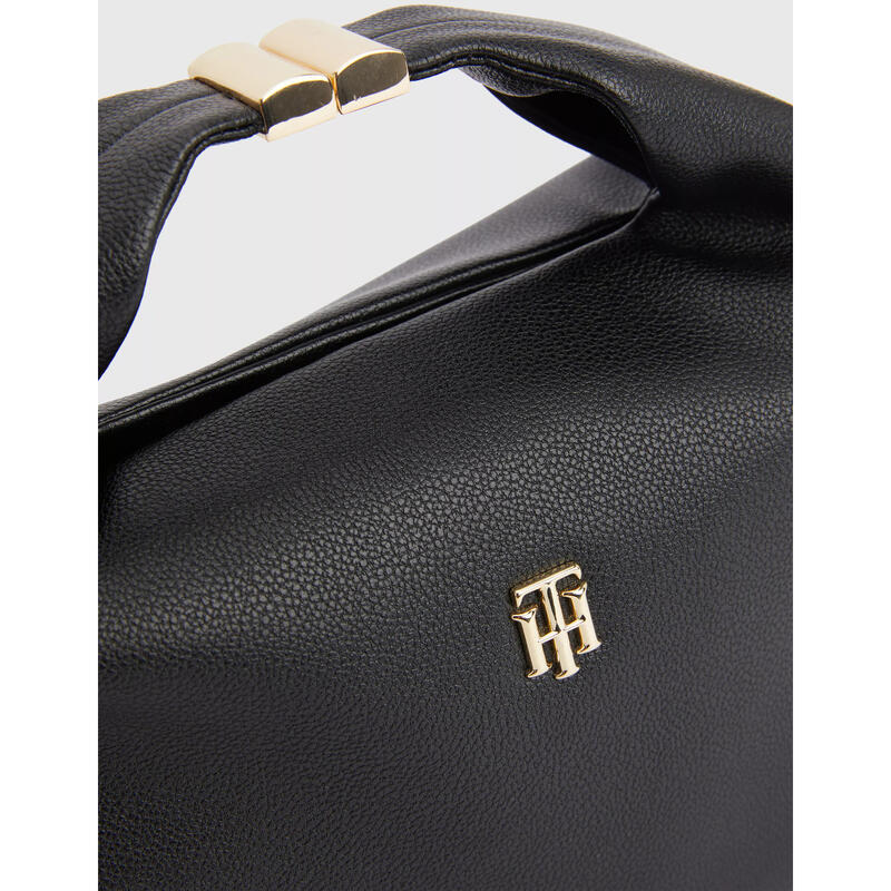 Sac Tommy Hilfiger Monogram Shoulder Bag, Noir, Femmes