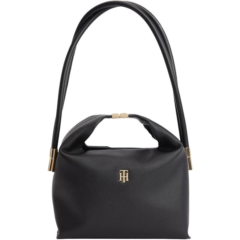 Sac Tommy Hilfiger Monogram Shoulder Bag, Noir, Femmes