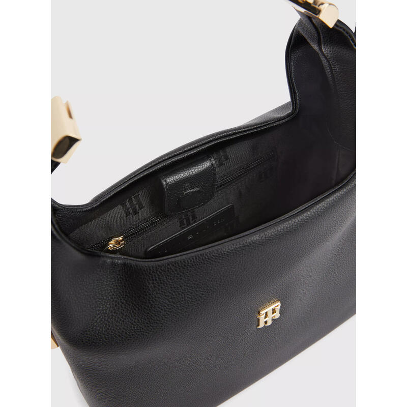 Sac Tommy Hilfiger Monogram Shoulder Bag, Noir, Femmes