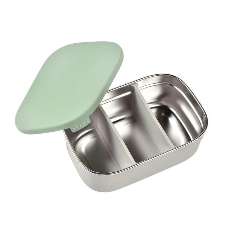 Caserola inox  Beaba Sage Green
