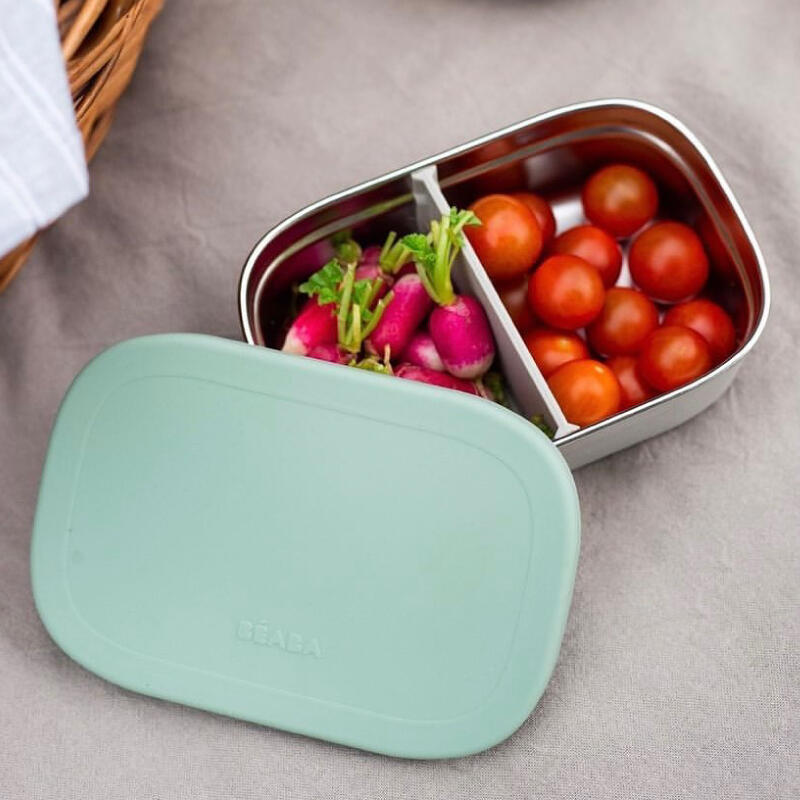 Caserola inox  Beaba Sage Green