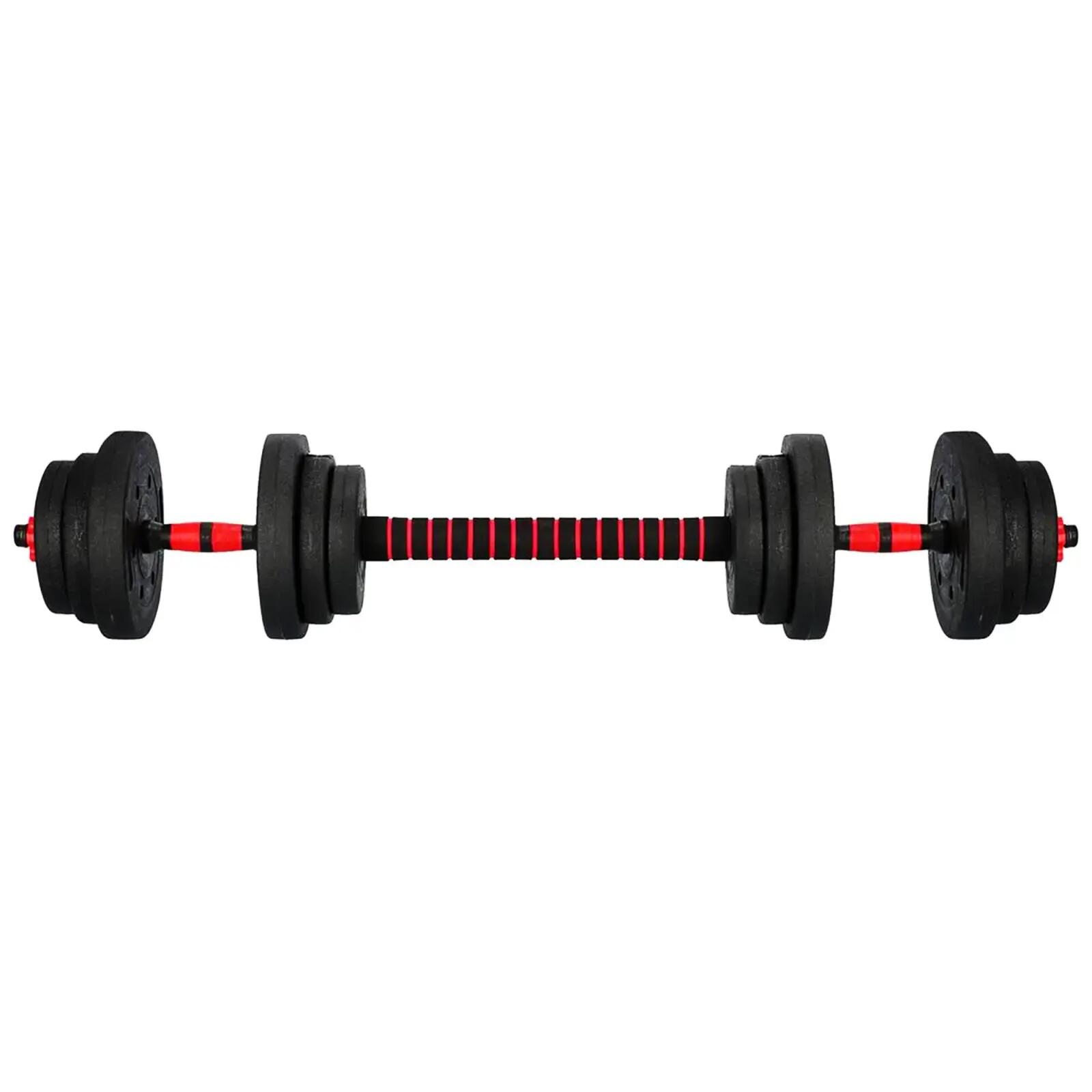 Set gantera/haltera Orion negru/rosu, greutate 30 kg 3/6