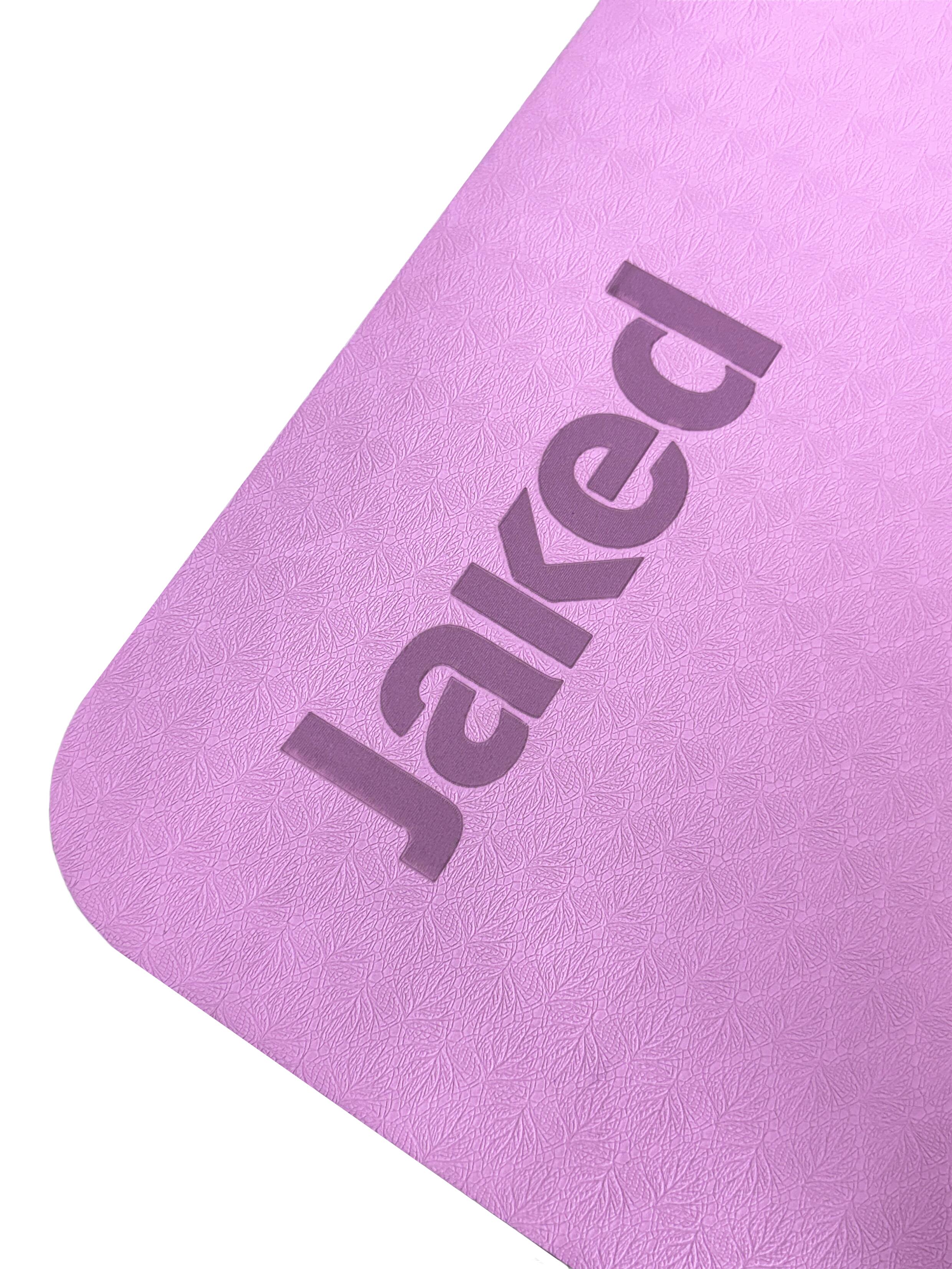 6MM DOUBLE COLORS YOGA MAT - PINK / GREY