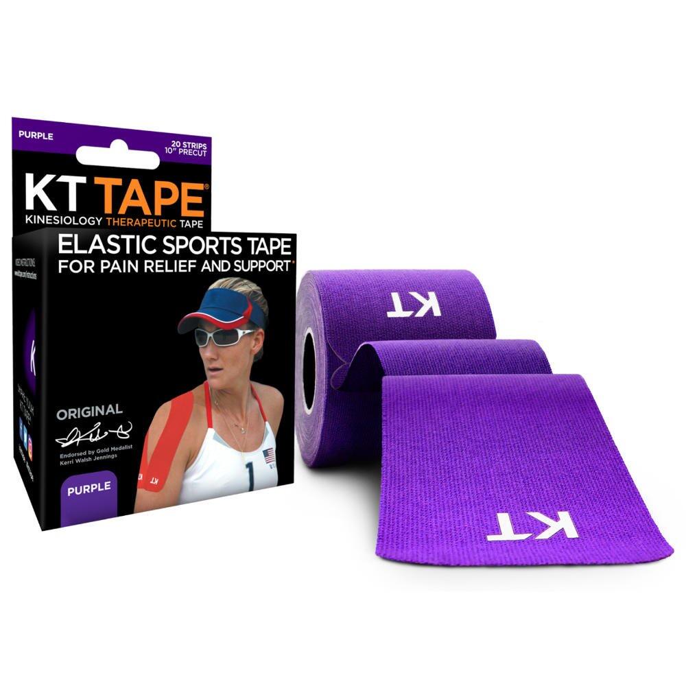 Kt Tape - Bande De Kinésiologie Prédécoupé Coton Kt Tape Original - Bande De Kinésiologie - Violet - Taille Unique - Decathlon