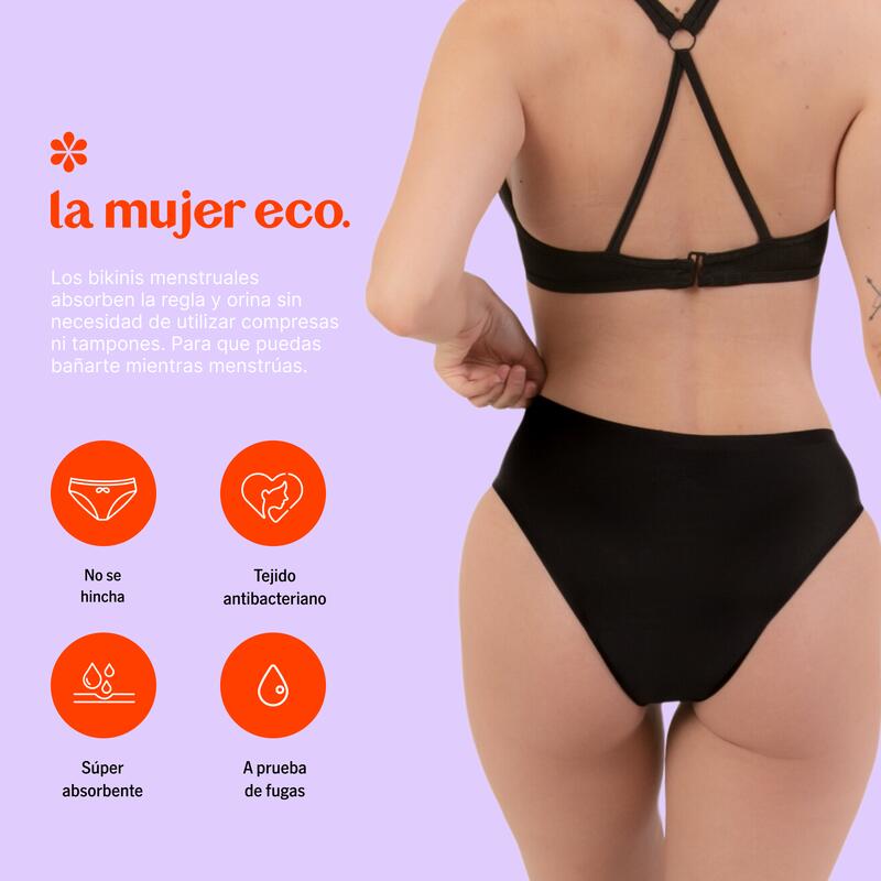 Bikini Menstrual sin costuras Ecowoman Flujo Moderado