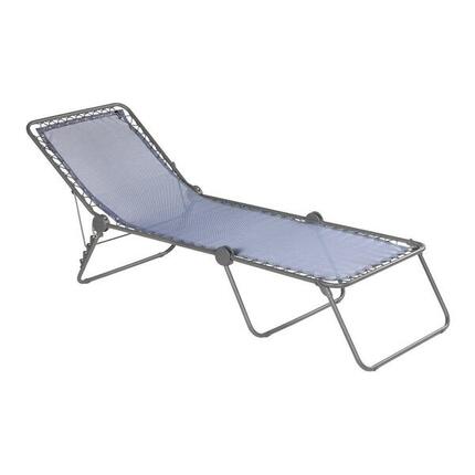 Lit de soleil pliant - SIESTA L - Bleu - Lafuma Mobilier
