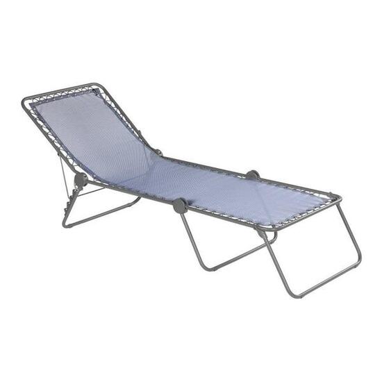 Lit de soleil pliant - SIESTA L - Bleu - Lafuma Mobilier