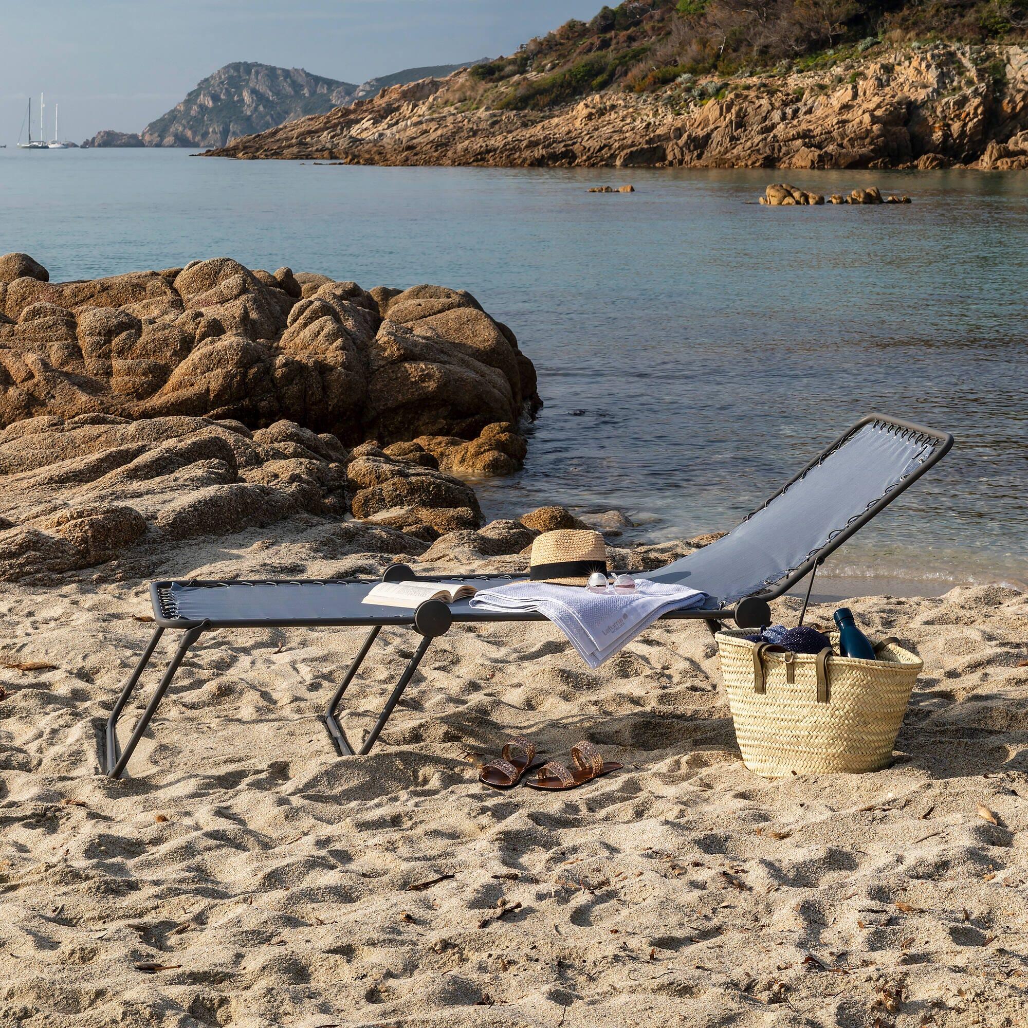 Lit de soleil pliant - SIESTA L - Bleu - Lafuma Mobilier 7/7