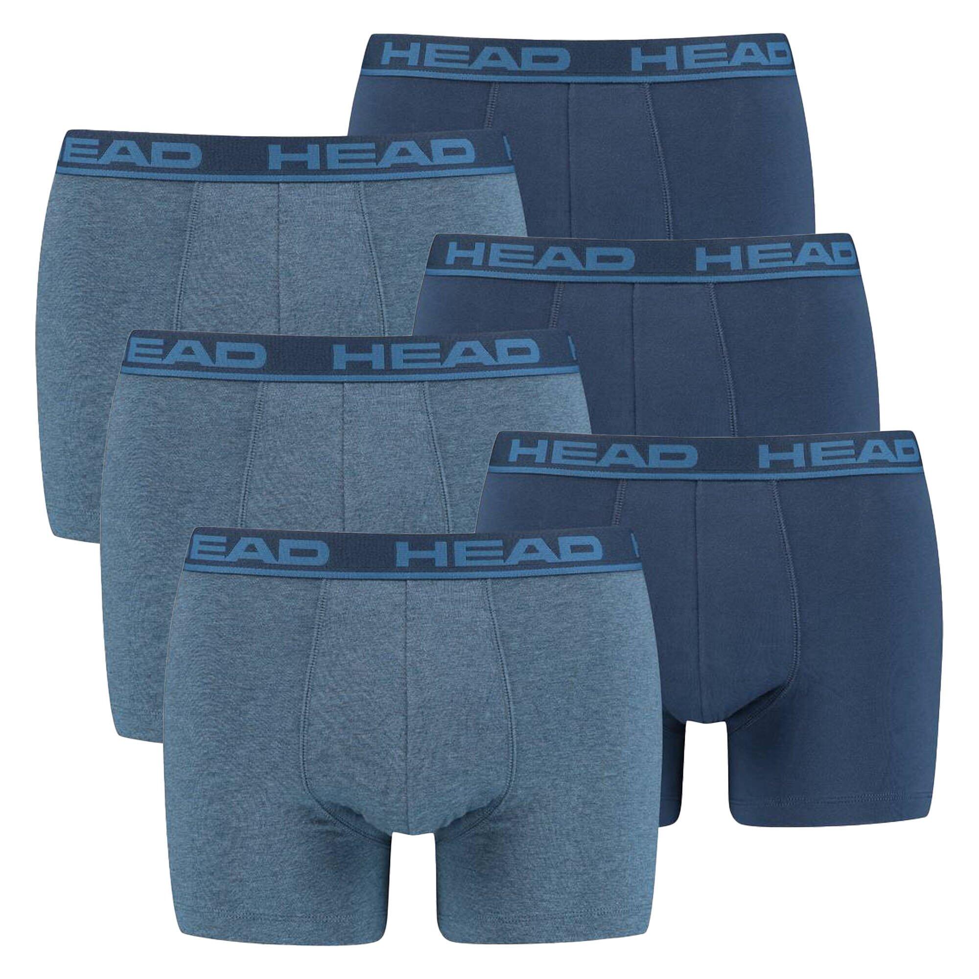 HEAD Boxershort Herren 6er Pack Stretch-Basic Boxer 2P
