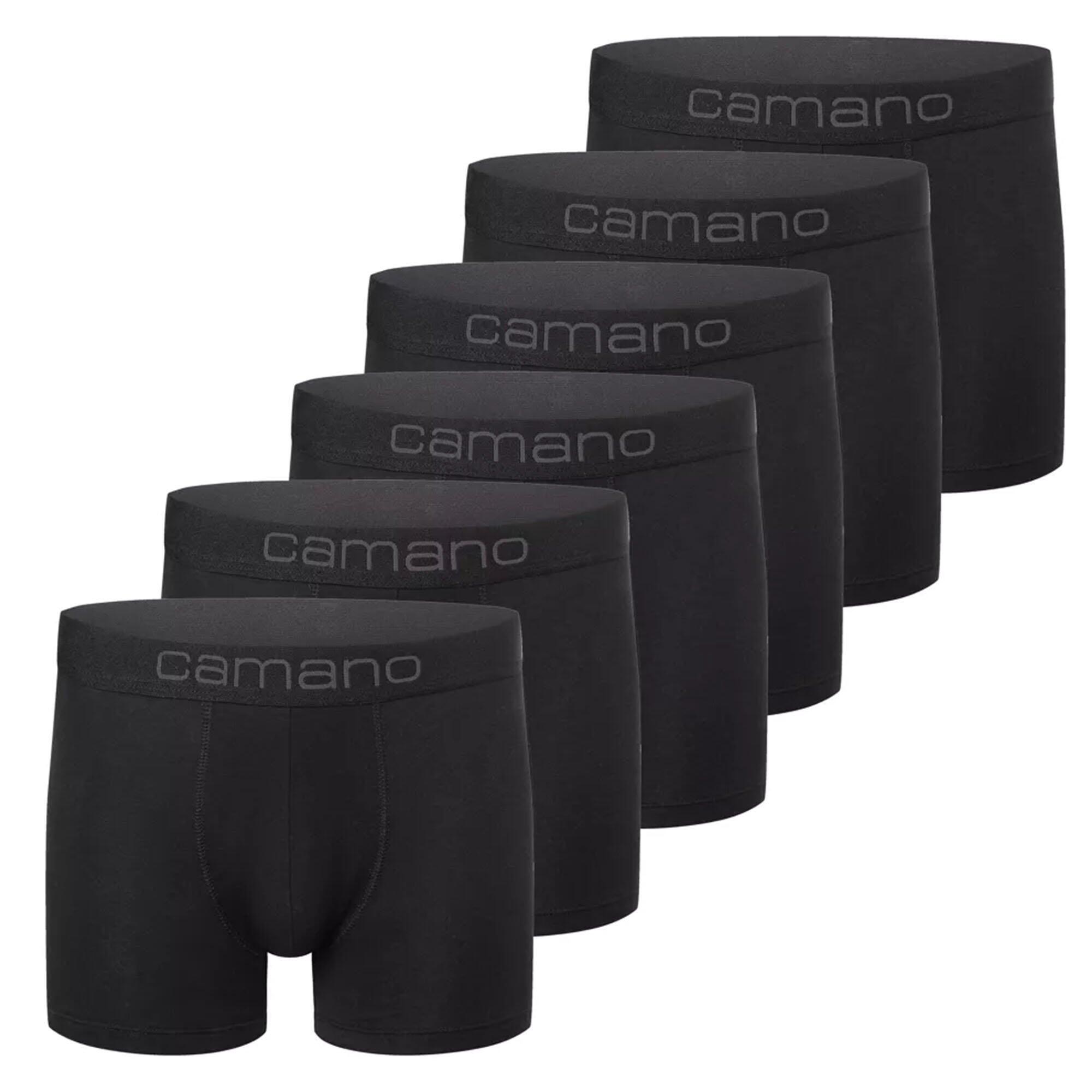 CAMANO Boxershort Herren 6er Pack Figurbetont-Men comfort BCI Cotton Boxershorts 6p in