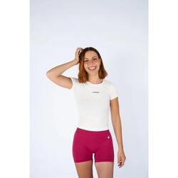 Shortsleeve Bodybuilding Femme Unfazed - Crème