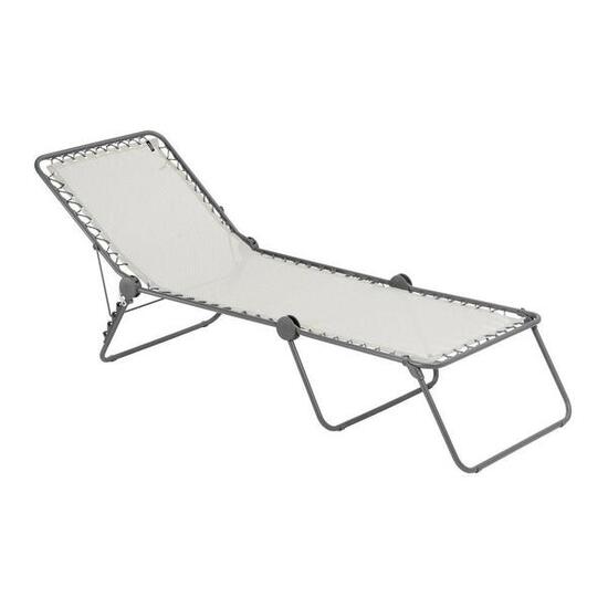 Lit de soleil pliant - SIESTA L - Beige - Lafuma Mobilier