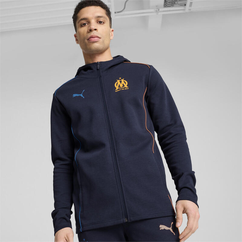 Veste zippée à capuche Casuals Olympique de Marseille Homme PUMA