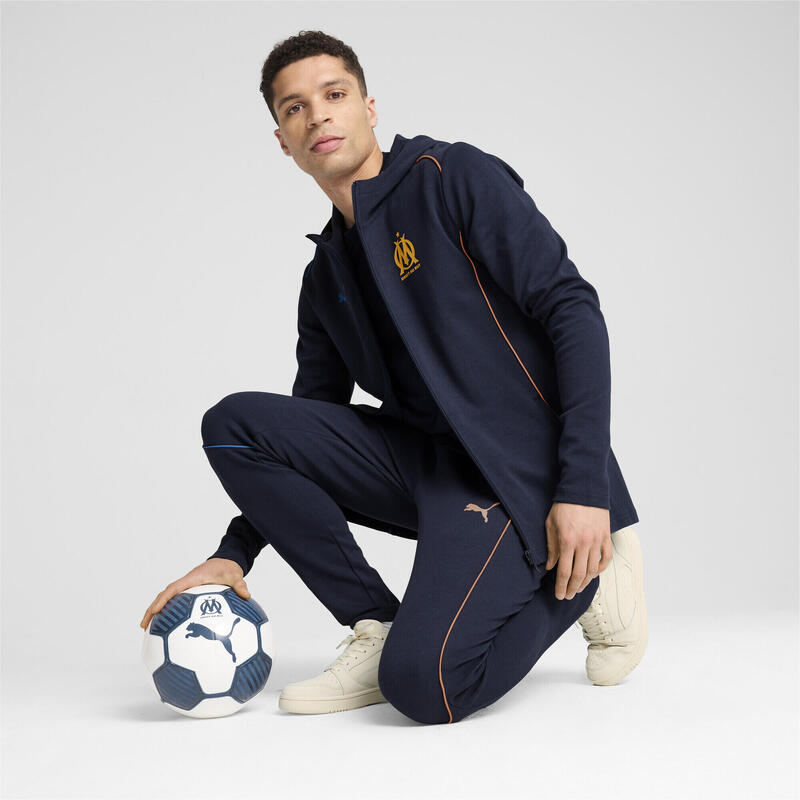 Veste zippée à capuche Casuals Olympique de Marseille Homme PUMA