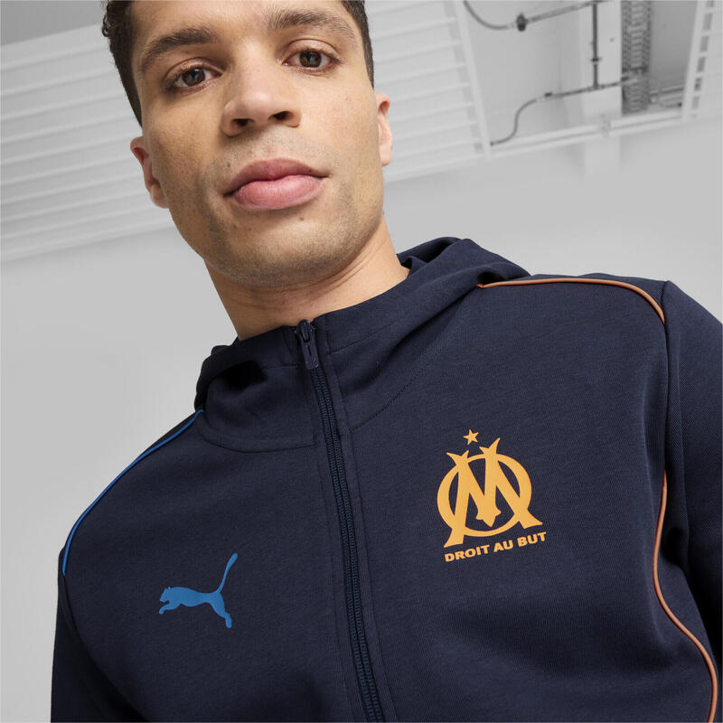 Veste zippée à capuche Casuals Olympique de Marseille Homme PUMA