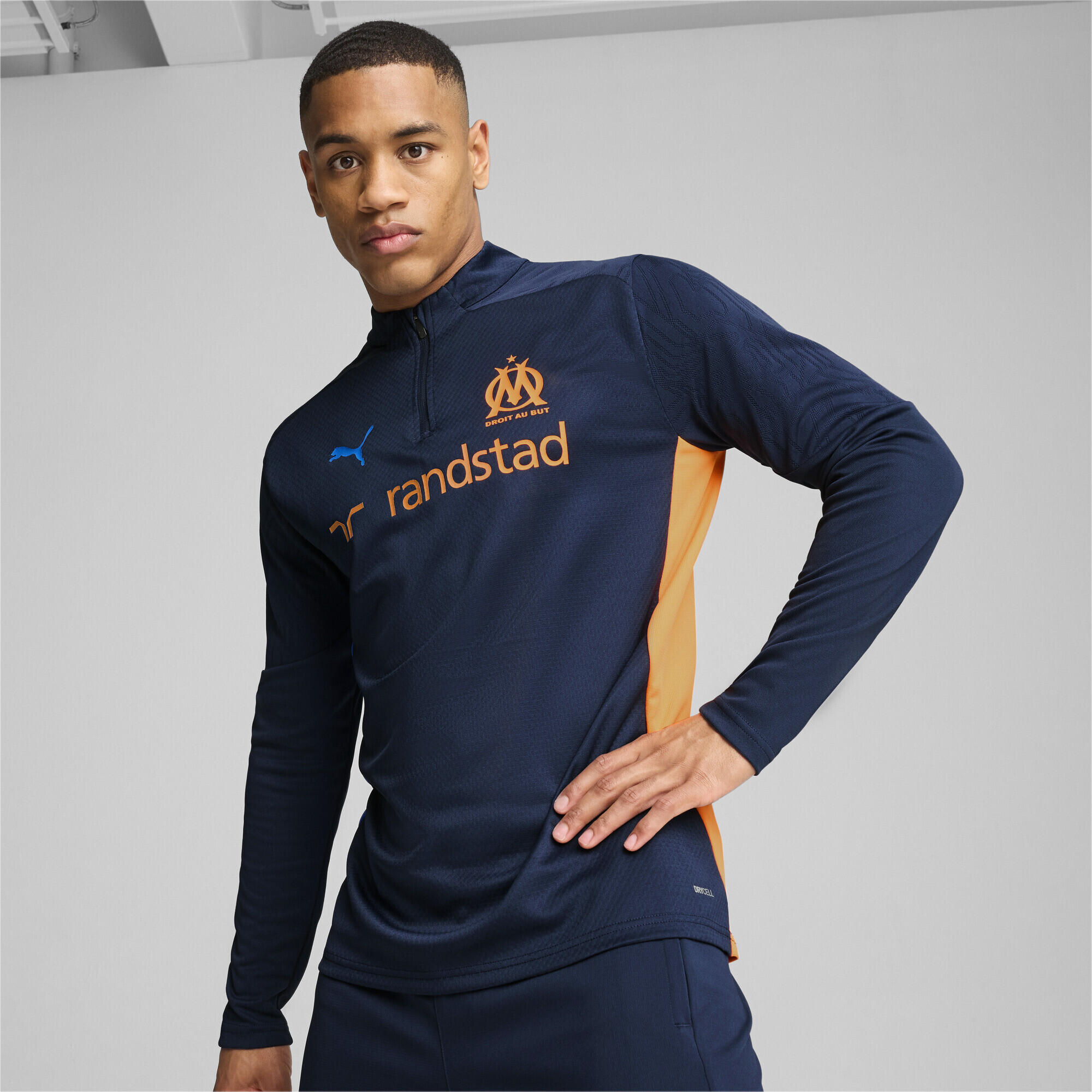 Olympique de Marseille trainingstop met kwartrits voor heren PUMA 6/7