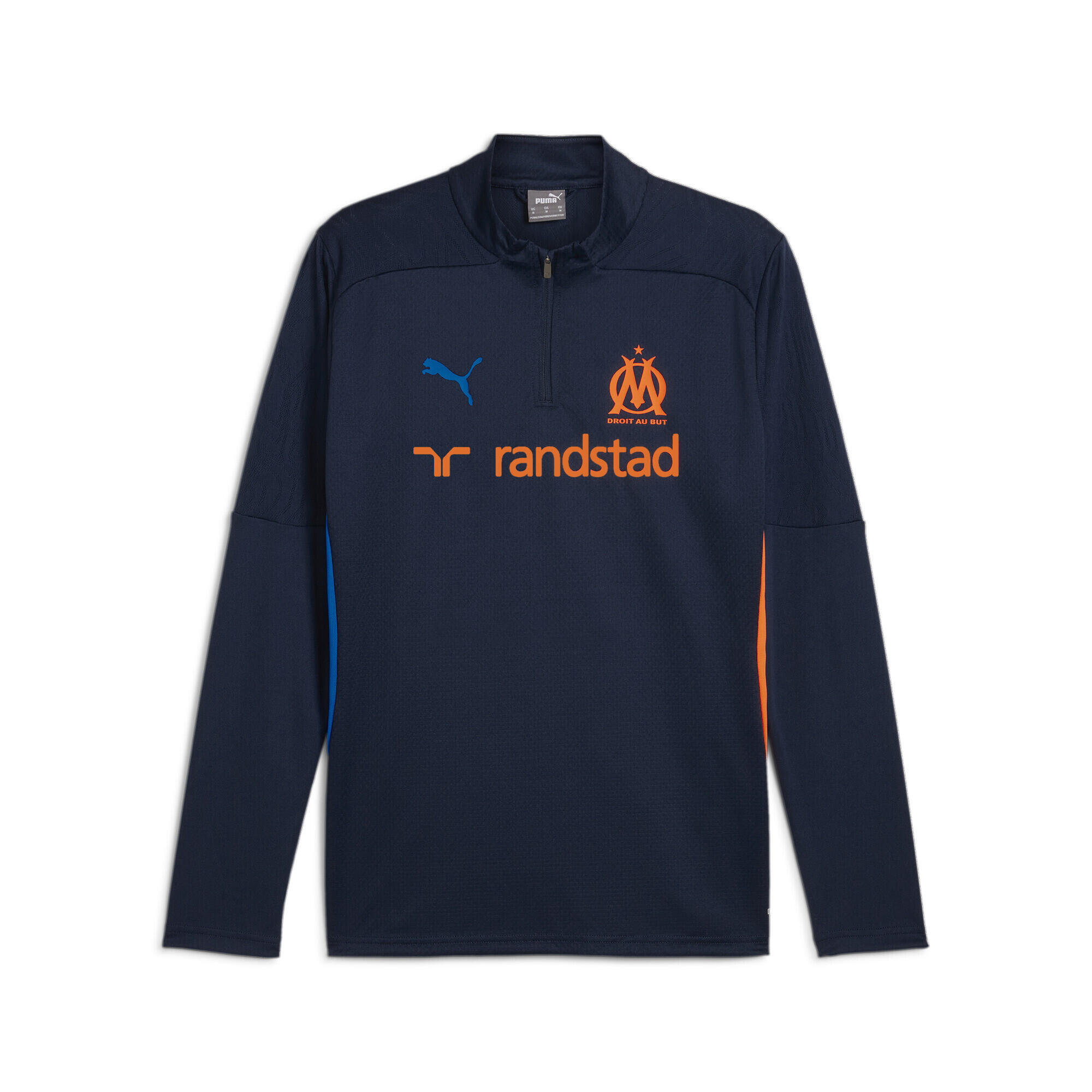 Olympique de Marseille trainingstop met kwartrits voor heren PUMA 5/7
