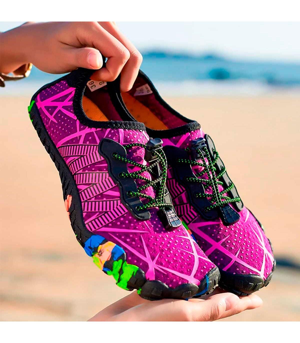 Calçado aquático Aquashoes Sport Deluxe Fuchsia Pink 3/6