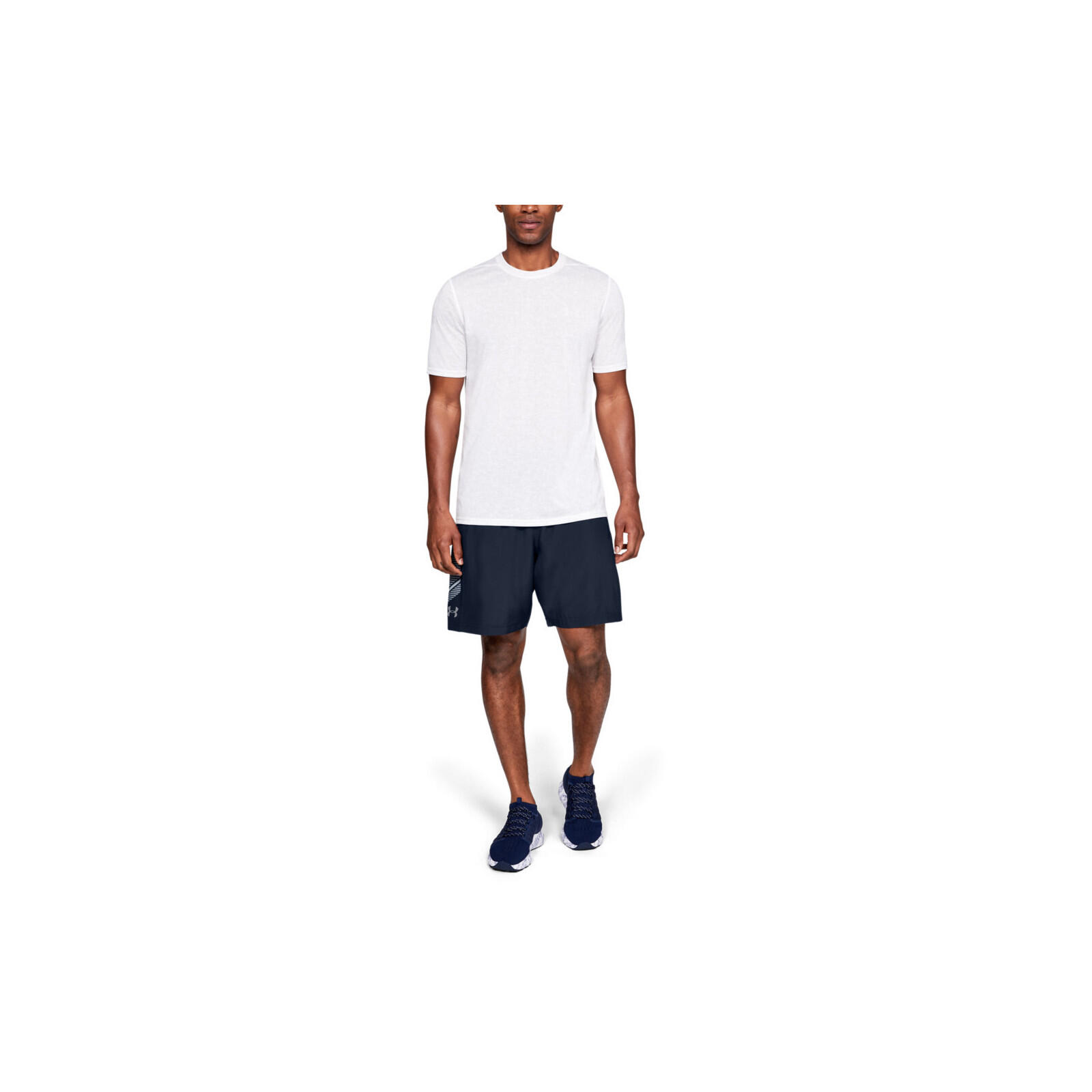 Pantaloncini Grafica Uomo Under Armour Blu Navy 5/5