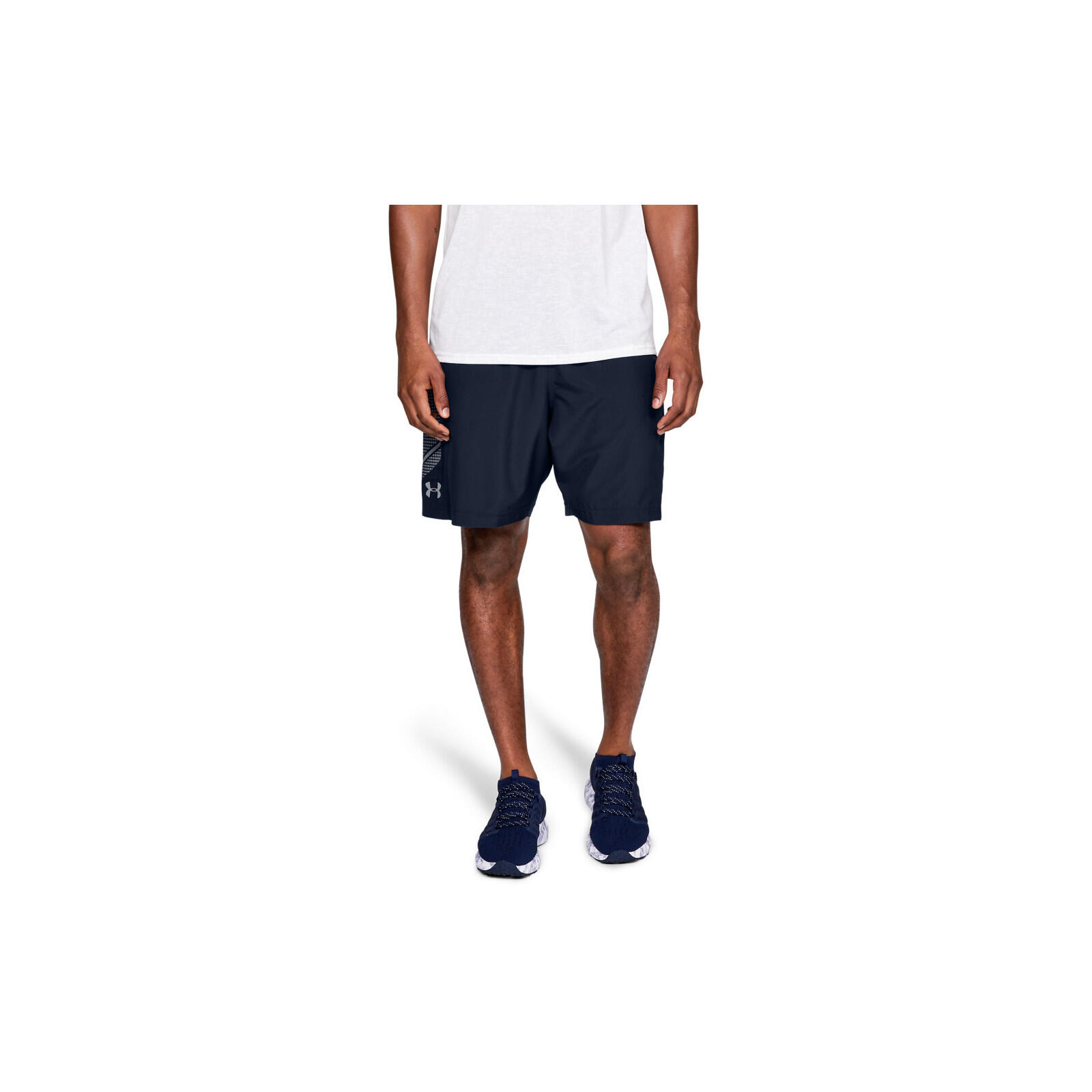 Pantaloncini Grafica Uomo Under Armour Blu Navy 3/5