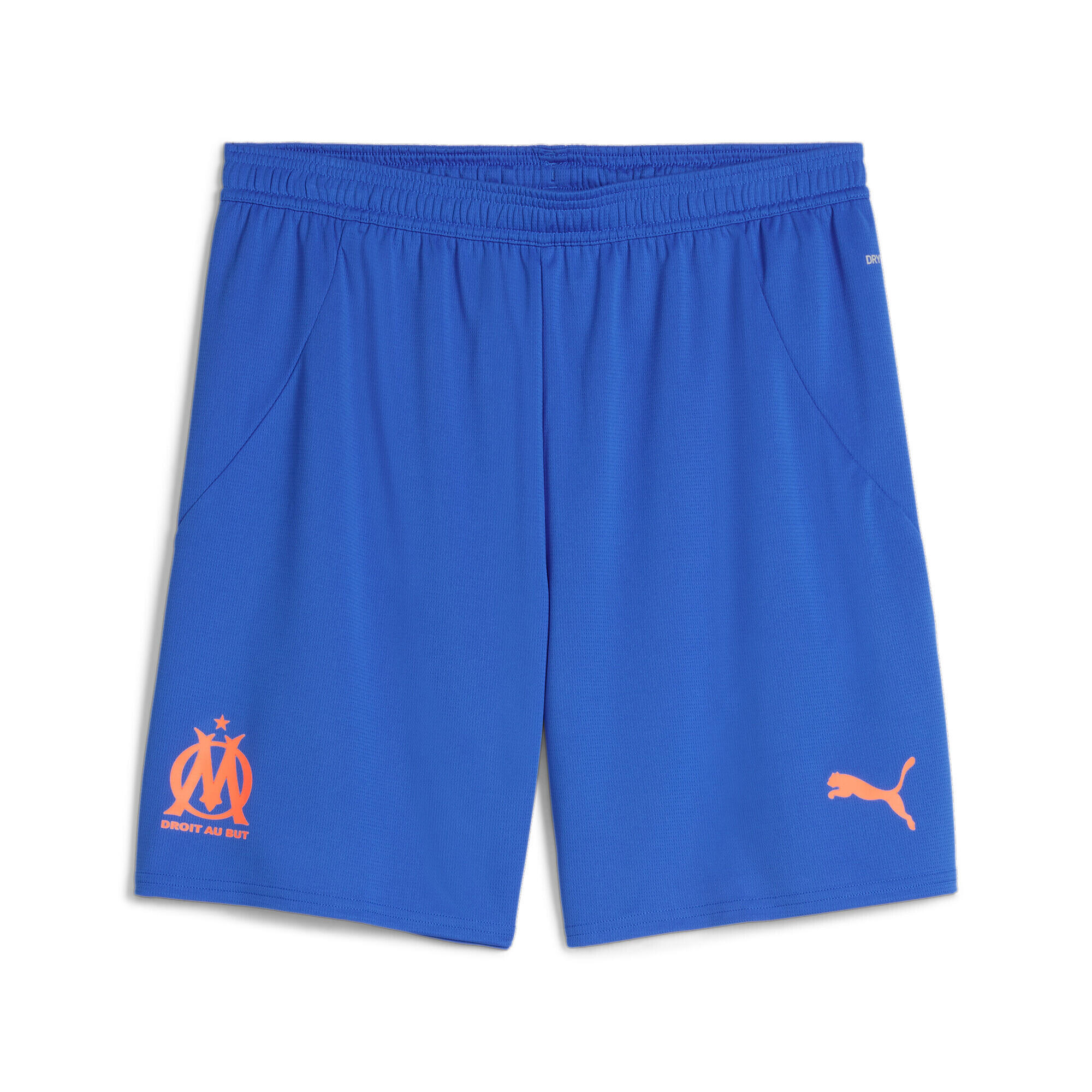 Shorts Olympique de Marseille 24/25 da uomo PUMA Racing Blue Fluro Orange Pes 5/7