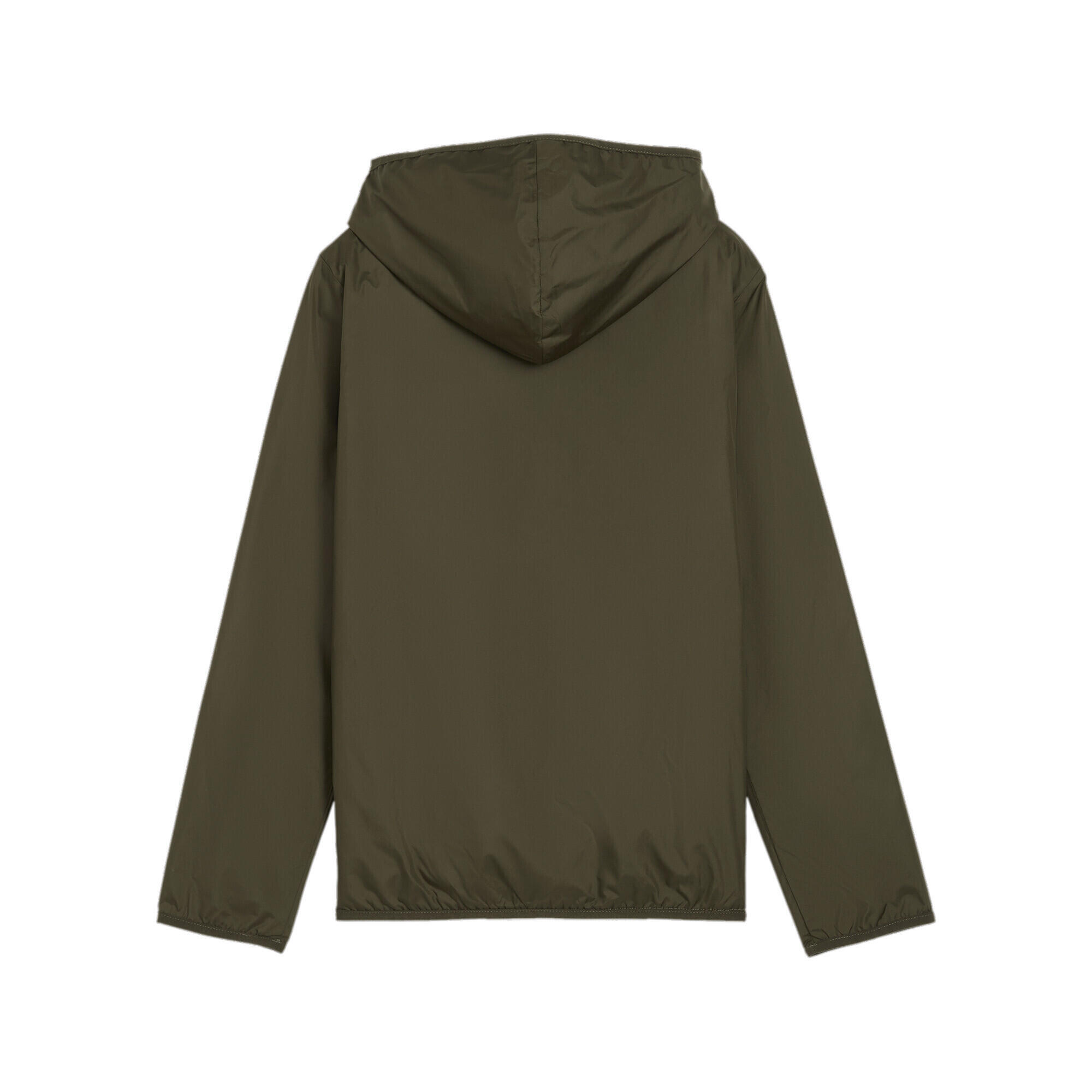 Fleece Line Windbreaker Jugendliche PUMA Dark Olive Green 3/3
