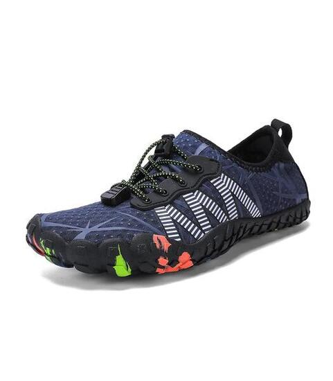 Chaussures Aquatiques Néoprène Femme Sport Deluxe Kayak SUP T.40 Bleu-Blanc