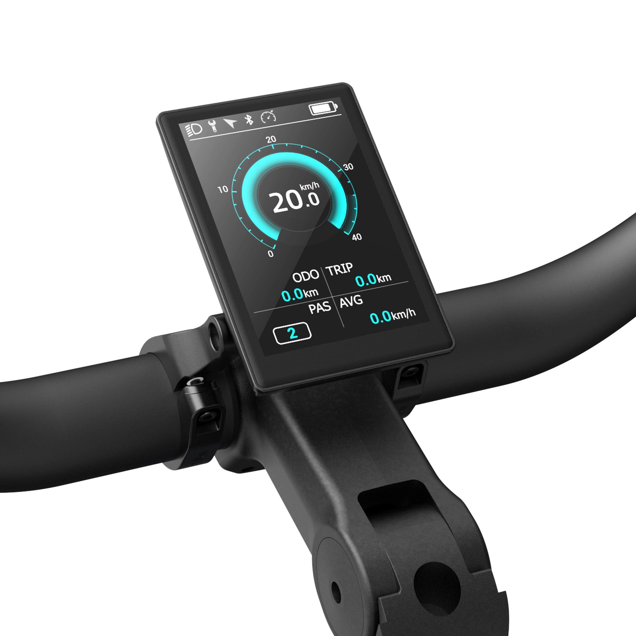Rower elektryczny dla dorosłych ADO Air28, napęd pasowy, aplikacja, LCD 4/9