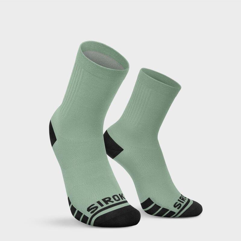 Chaussettes gravel Cyclisme Homme et Femme GS1 Dual Vert