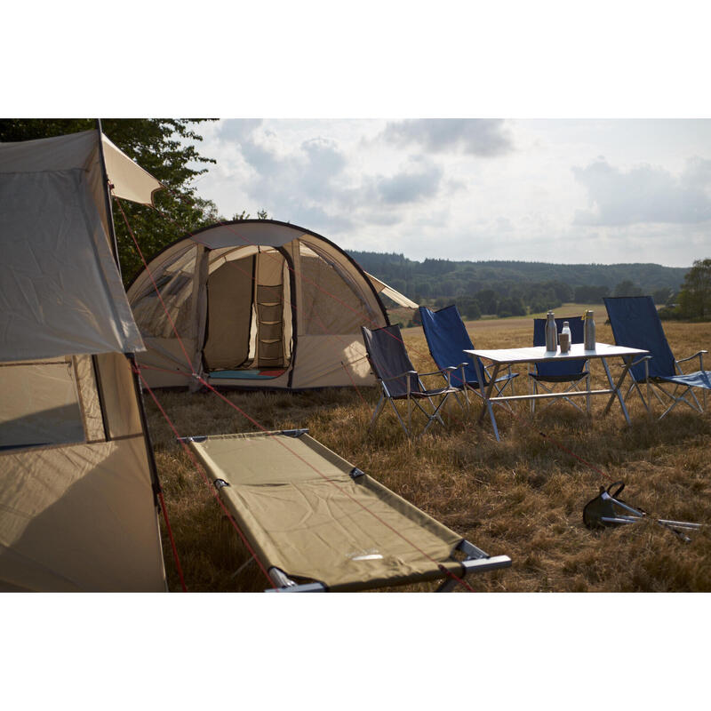 Alu Lit de camp Topaz Camping Chaise longue pliant Grand 150 kg M
